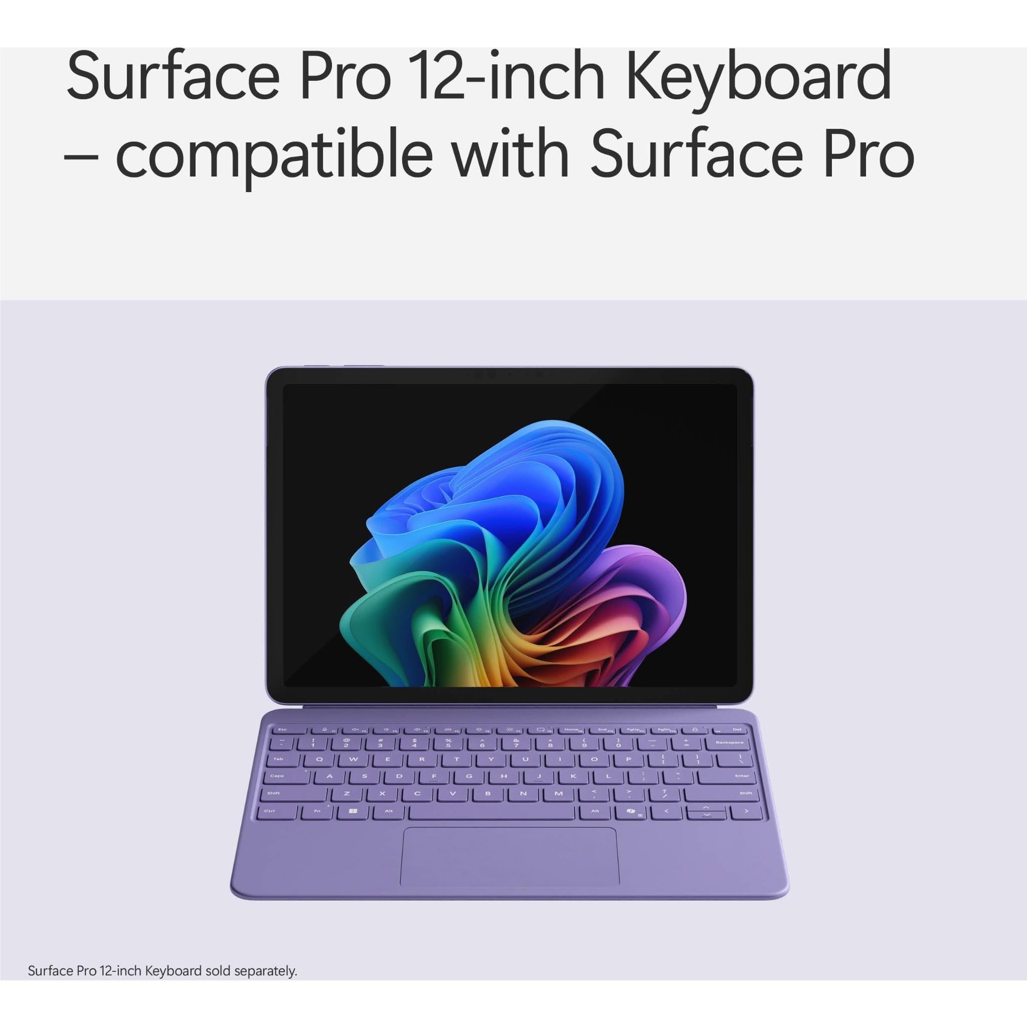 Microsoft Surface Pro 12-inch (1st Edition) Keyboard with Slim Pen (Violet)