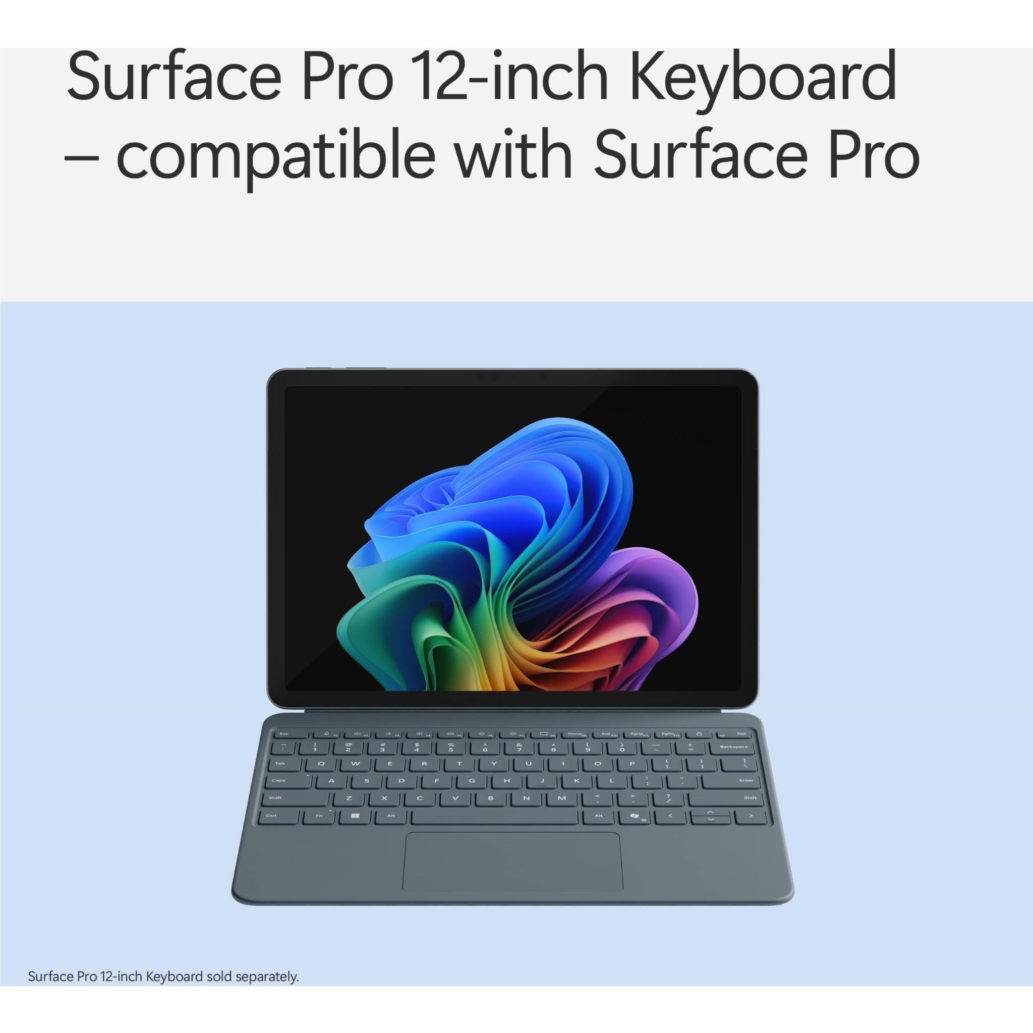 Microsoft Surface Pro 12-inch (1st Edition) Keyboard with Slim Pen (Ocean)