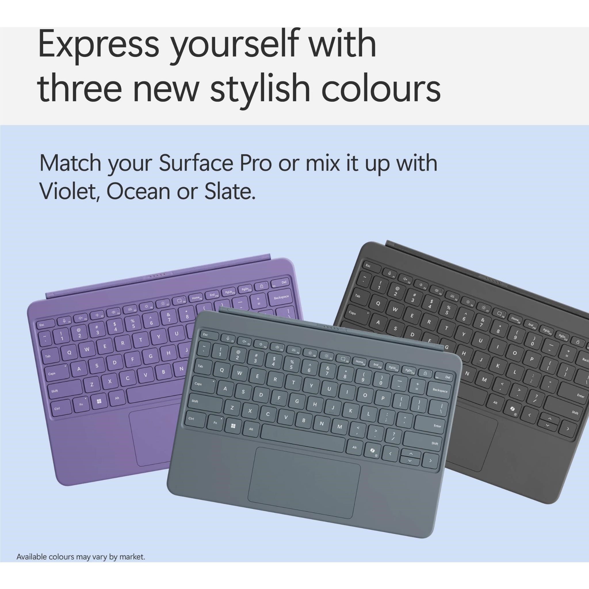 Microsoft Surface Pro 12-inch (1st Edition) Keyboard with Slim Pen (Ocean)