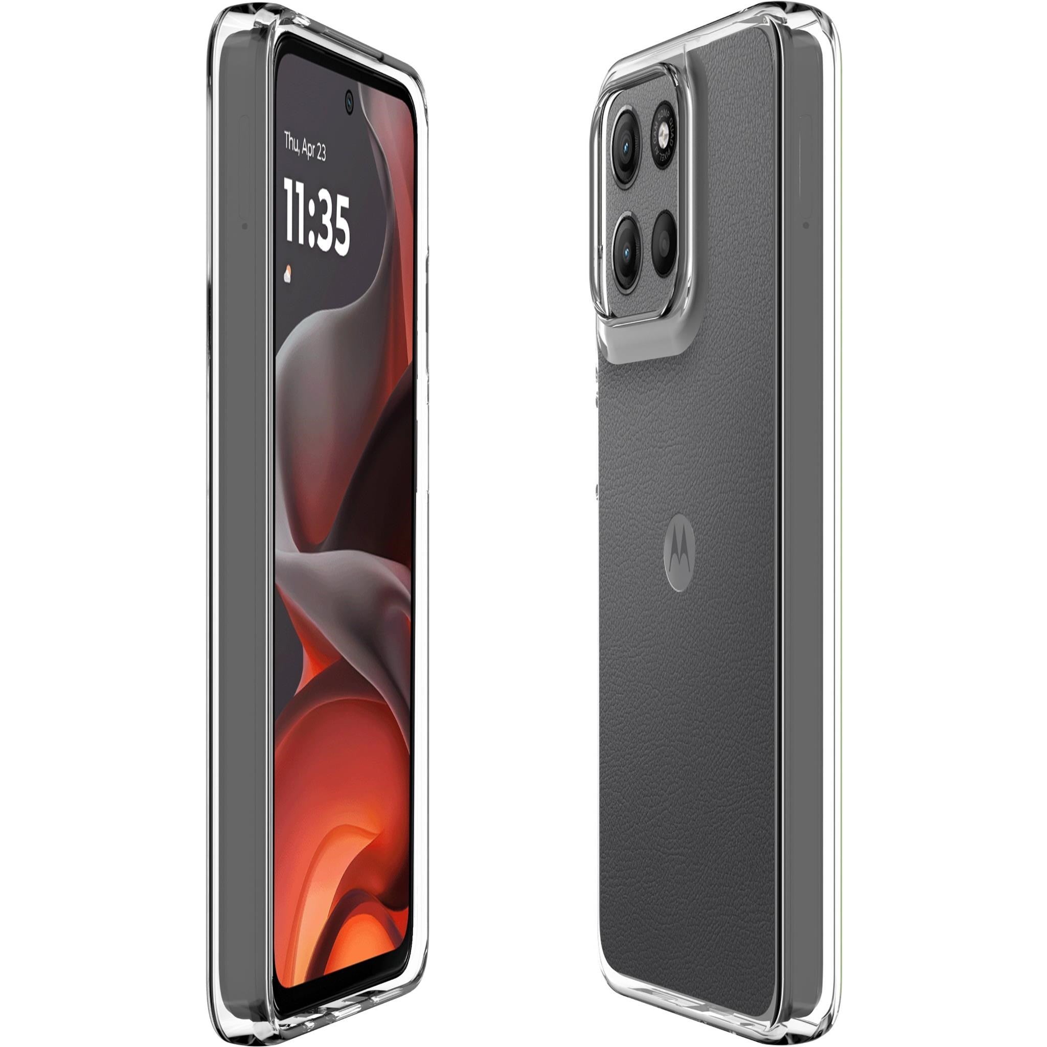 ITSKINS Case with Screen Protector for moto g15 (Clear)