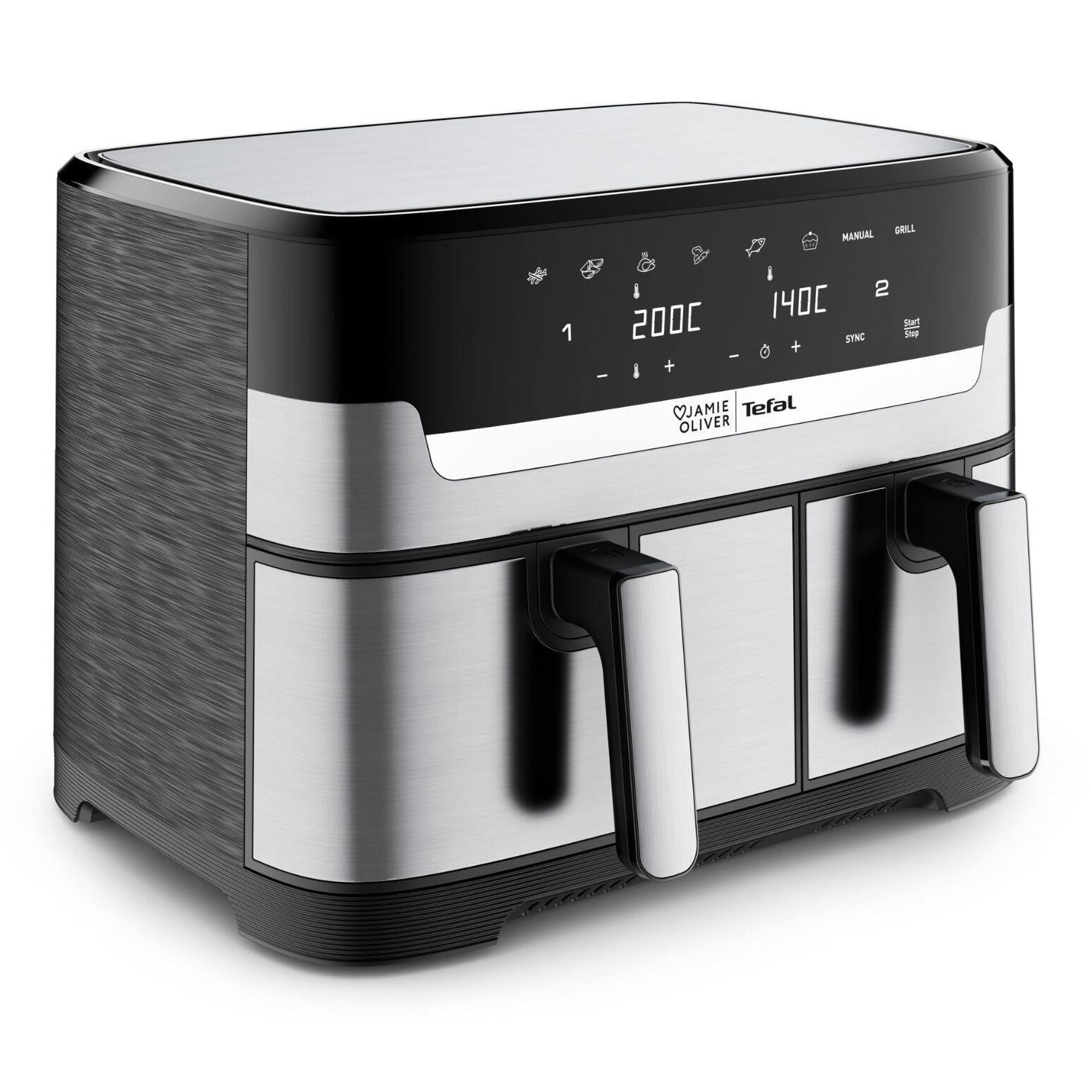 Tefal Jamie Oliver 8.3L Dual Easy Fry & Grill XXL Air Fryer