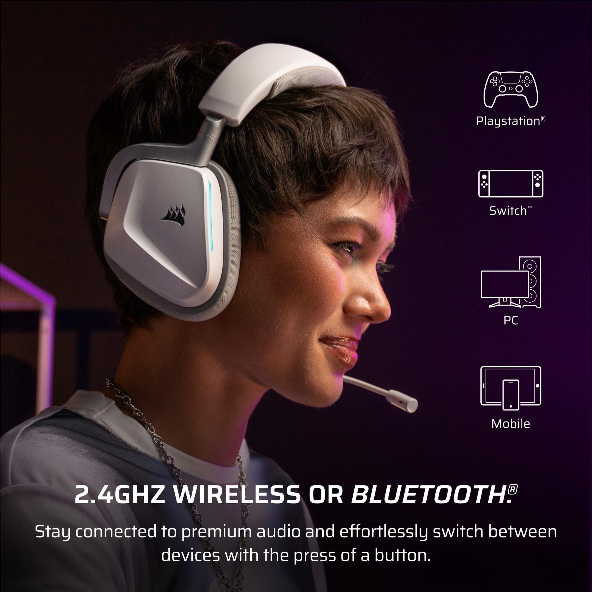 Corsair VOID Wireless V2 Gaming Headset (White)
