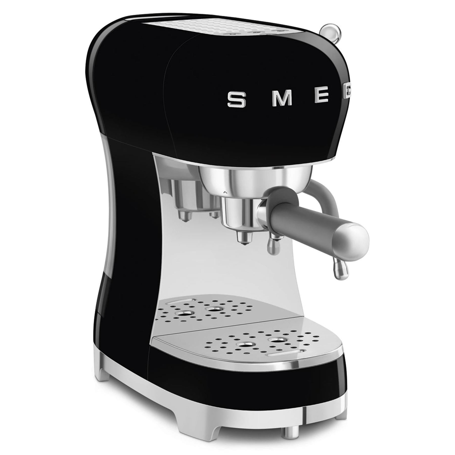 Smeg 50's Style Espresso Manual Coffee Machine (Black)