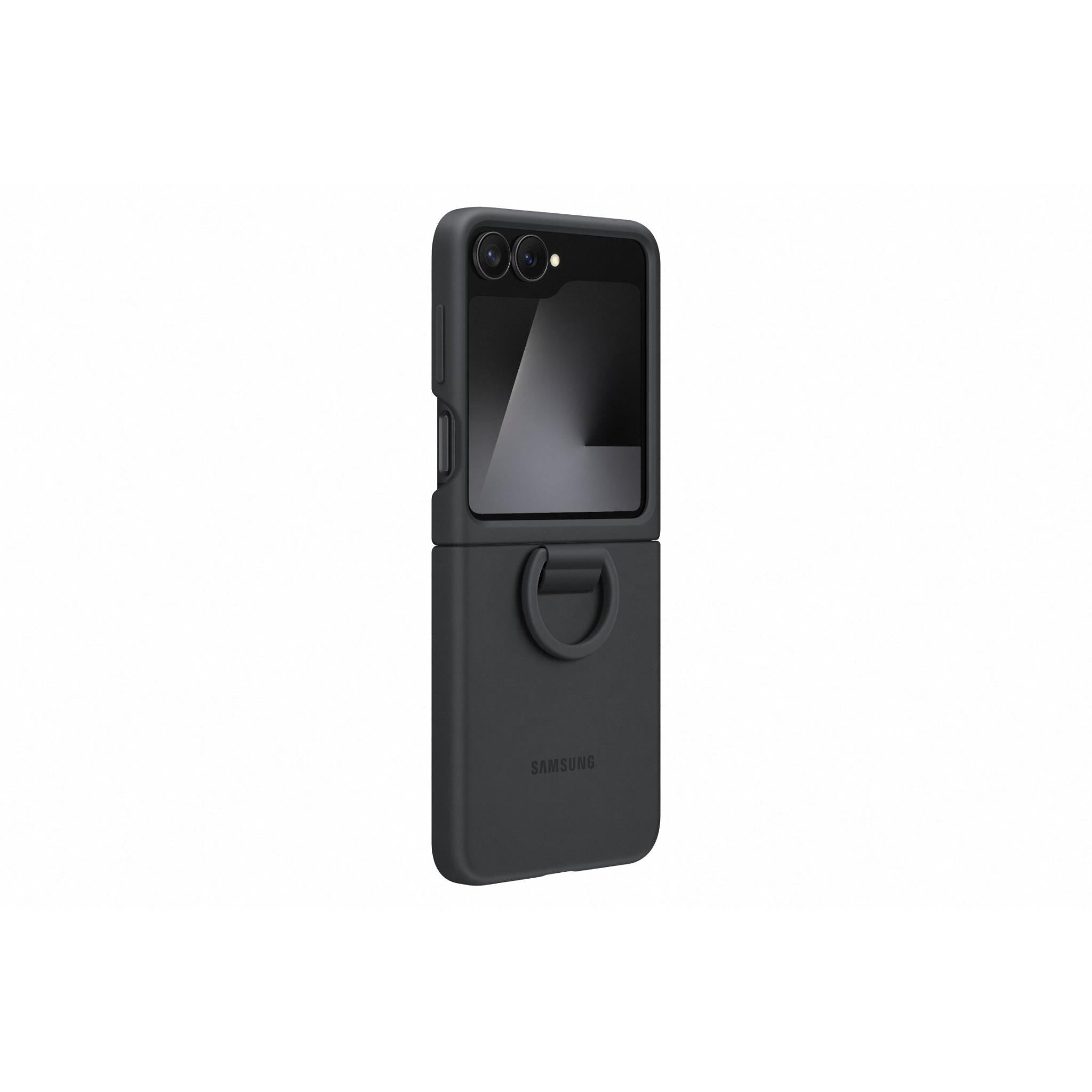 Samsung Silicone Ring Case for Galaxy Z Flip7 FE (Black)