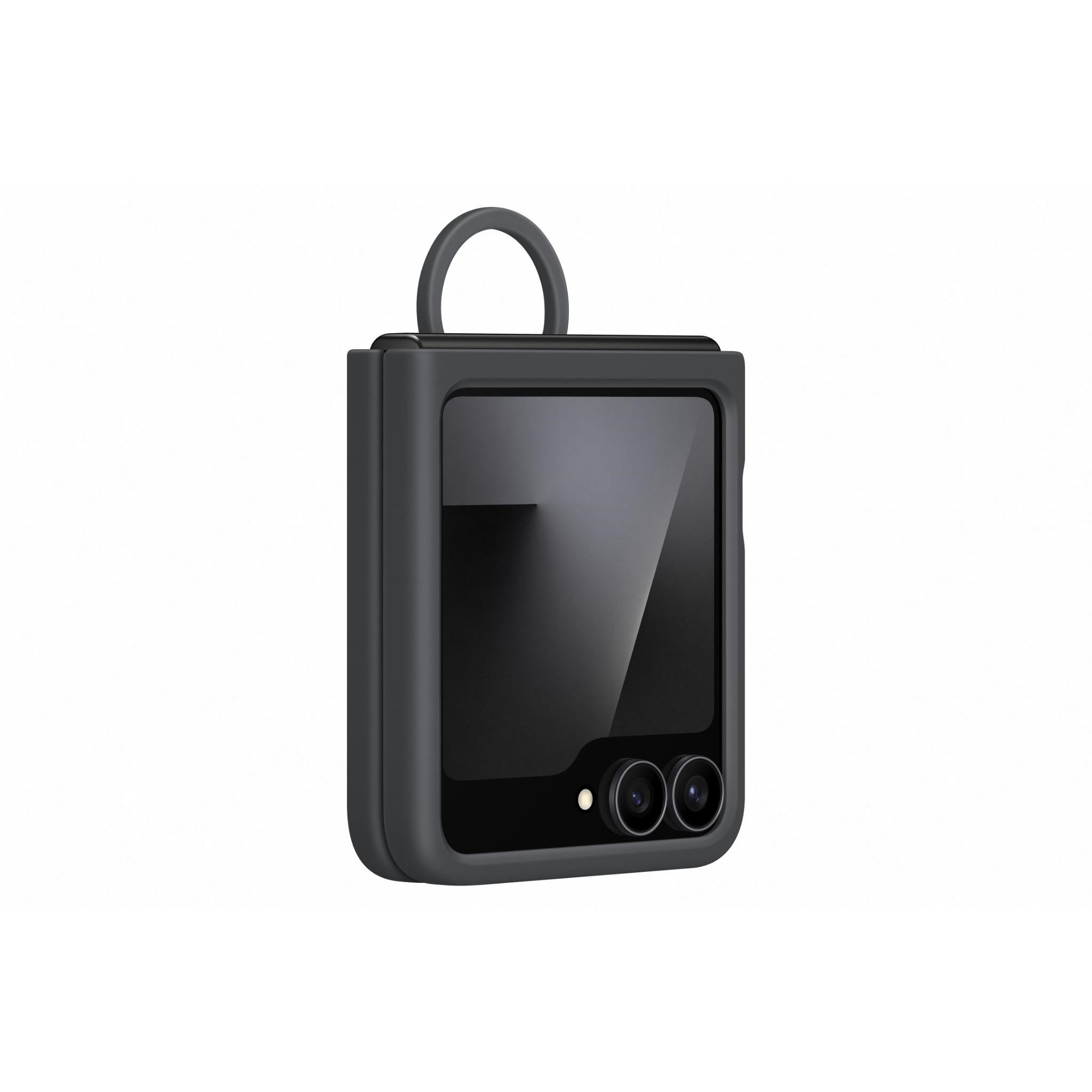 Samsung Silicone Ring Case for Galaxy Z Flip7 FE (Black)