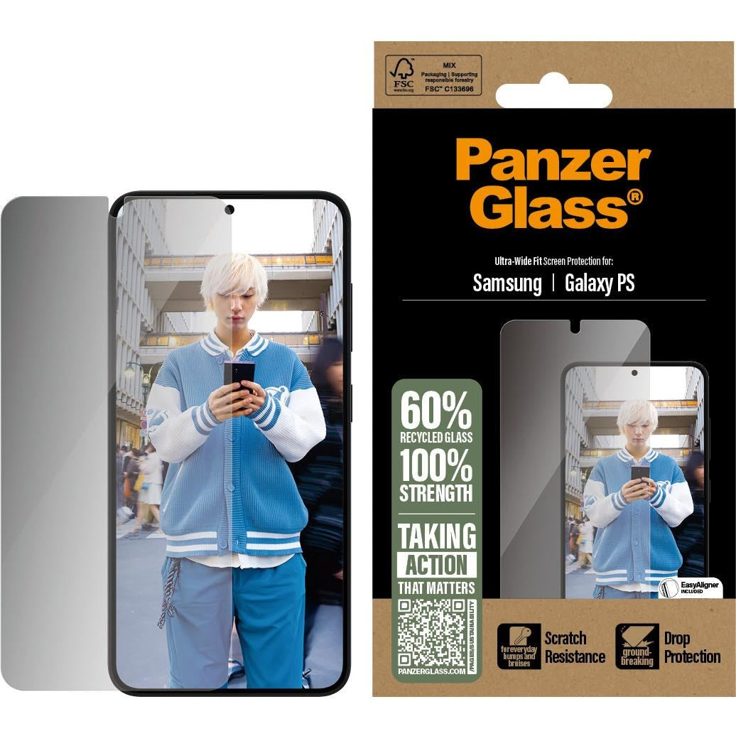 PanzerGlass UltraWide Fit Privacy Screen Protector for Galaxy S25 Edge