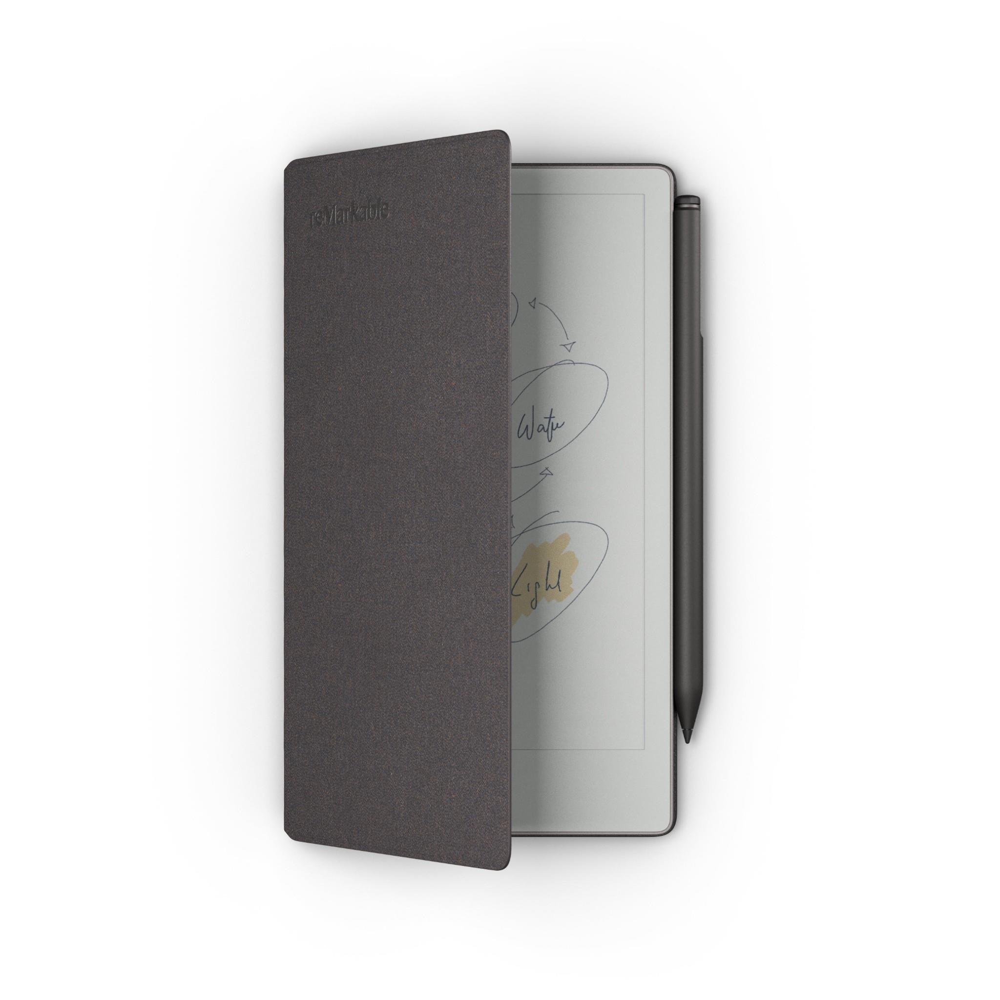 reMarkable Paper Pro Move with MarkerPlus and Book Folio Weave (Basalt)