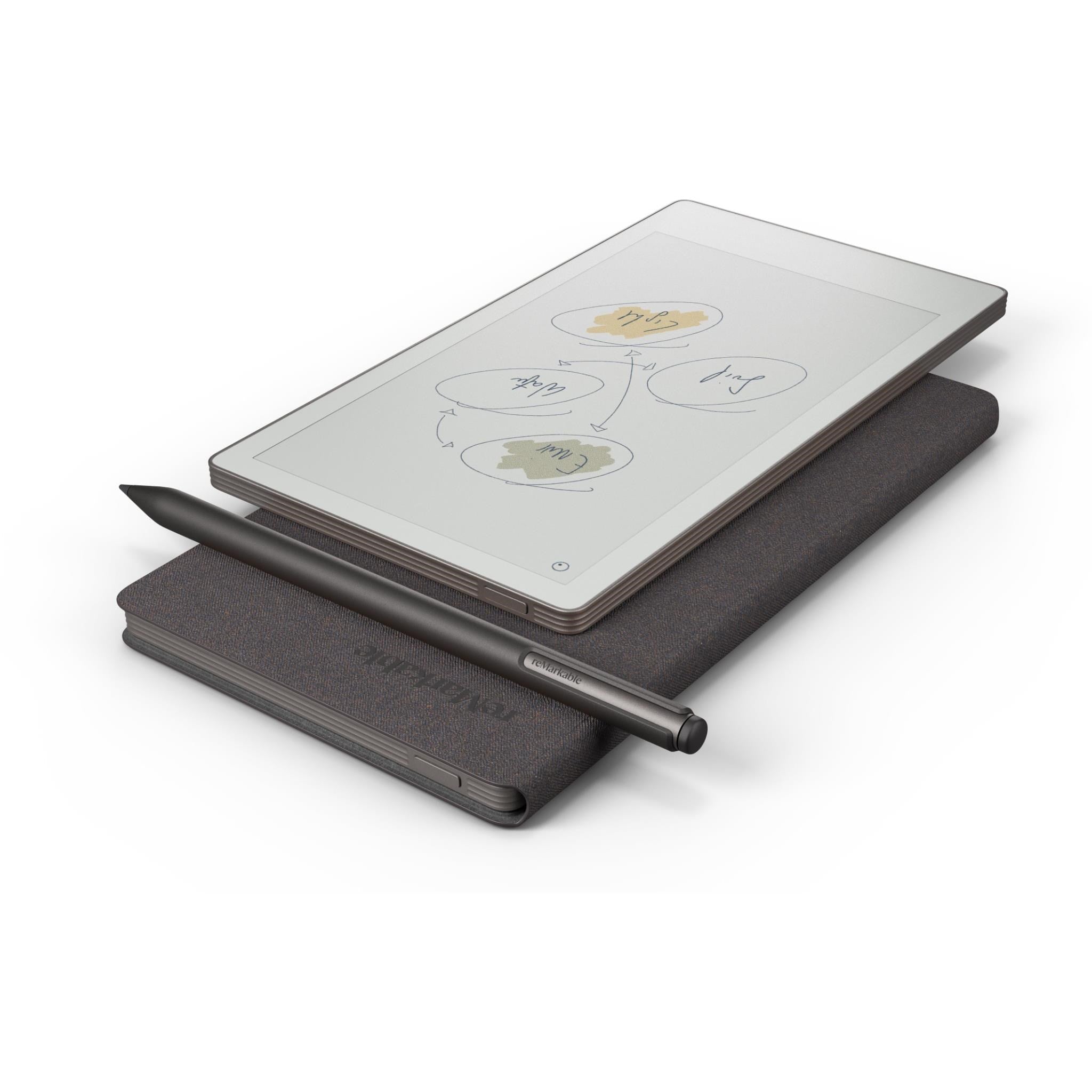 reMarkable Paper Pro Move with MarkerPlus and Book Folio Weave (Basalt)