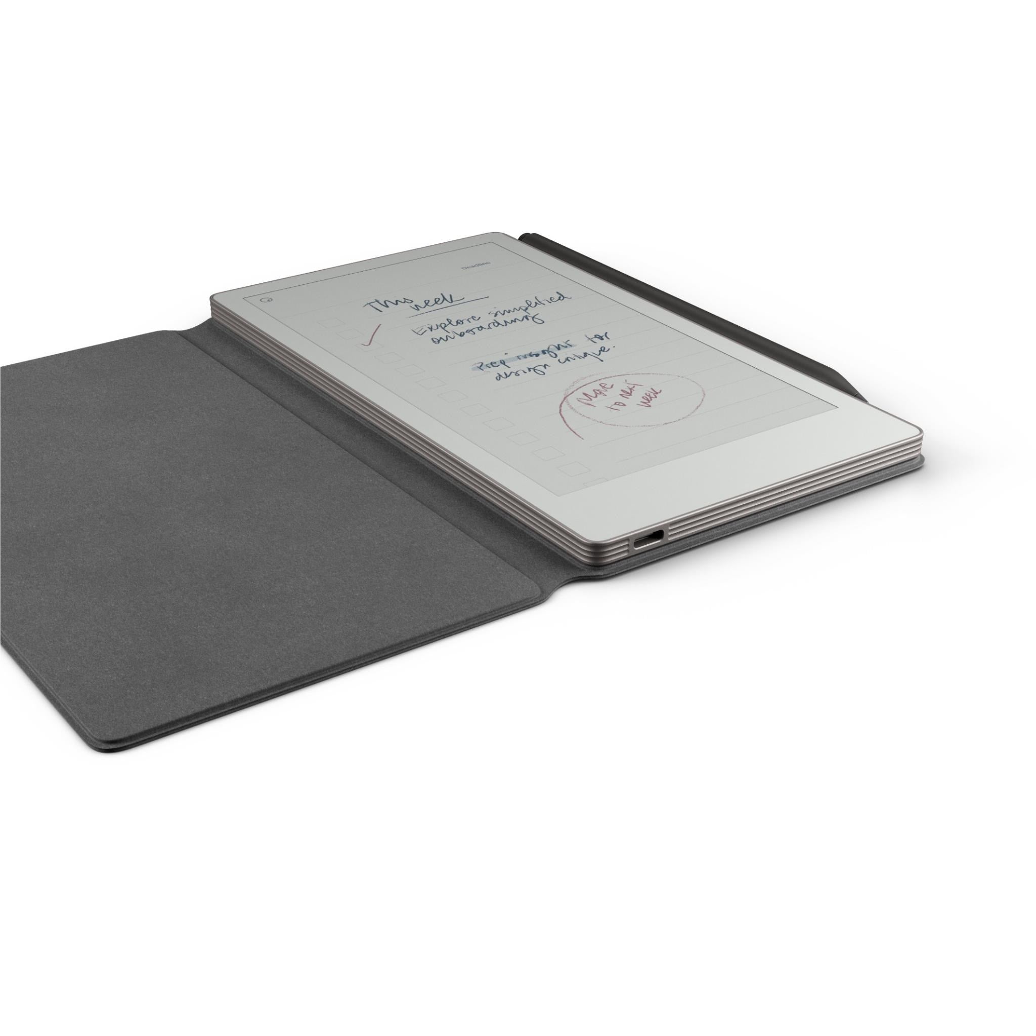 reMarkable Paper Pro Move with MarkerPlus + BookFolio Premium Leather (Black)