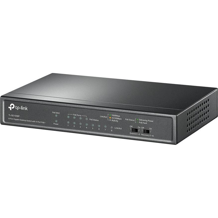 TP-Link 8-Port Gigabit Desktop Switch with 4-Port PoE (Unmanaged)