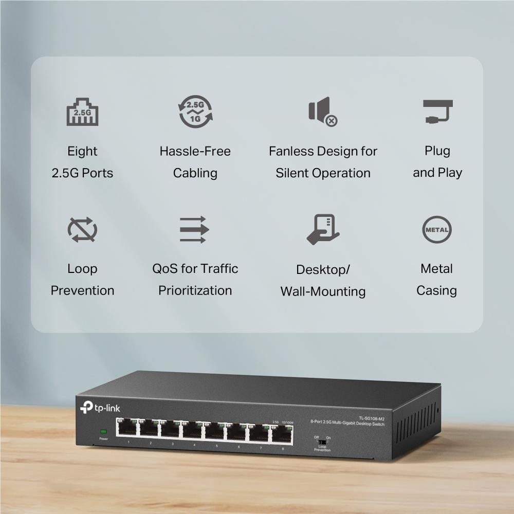 TP-Link 8-Port 2.5G Desktop Switch