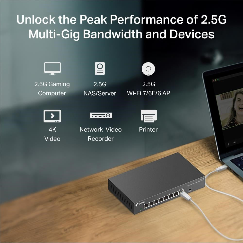 TP-Link 8-Port 2.5G Desktop Switch