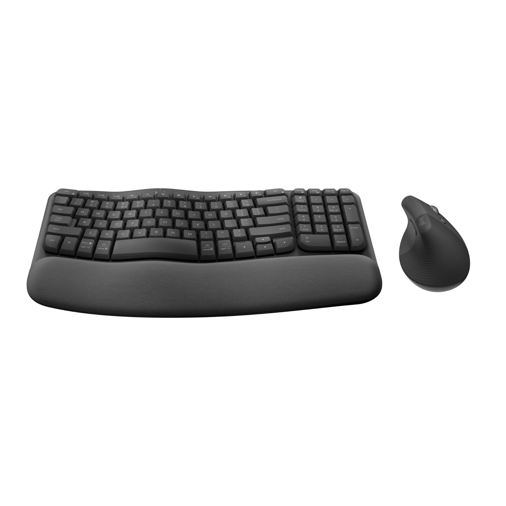 Logitech Wave Keys and Lift Keyboard and Mouse (Graphite)