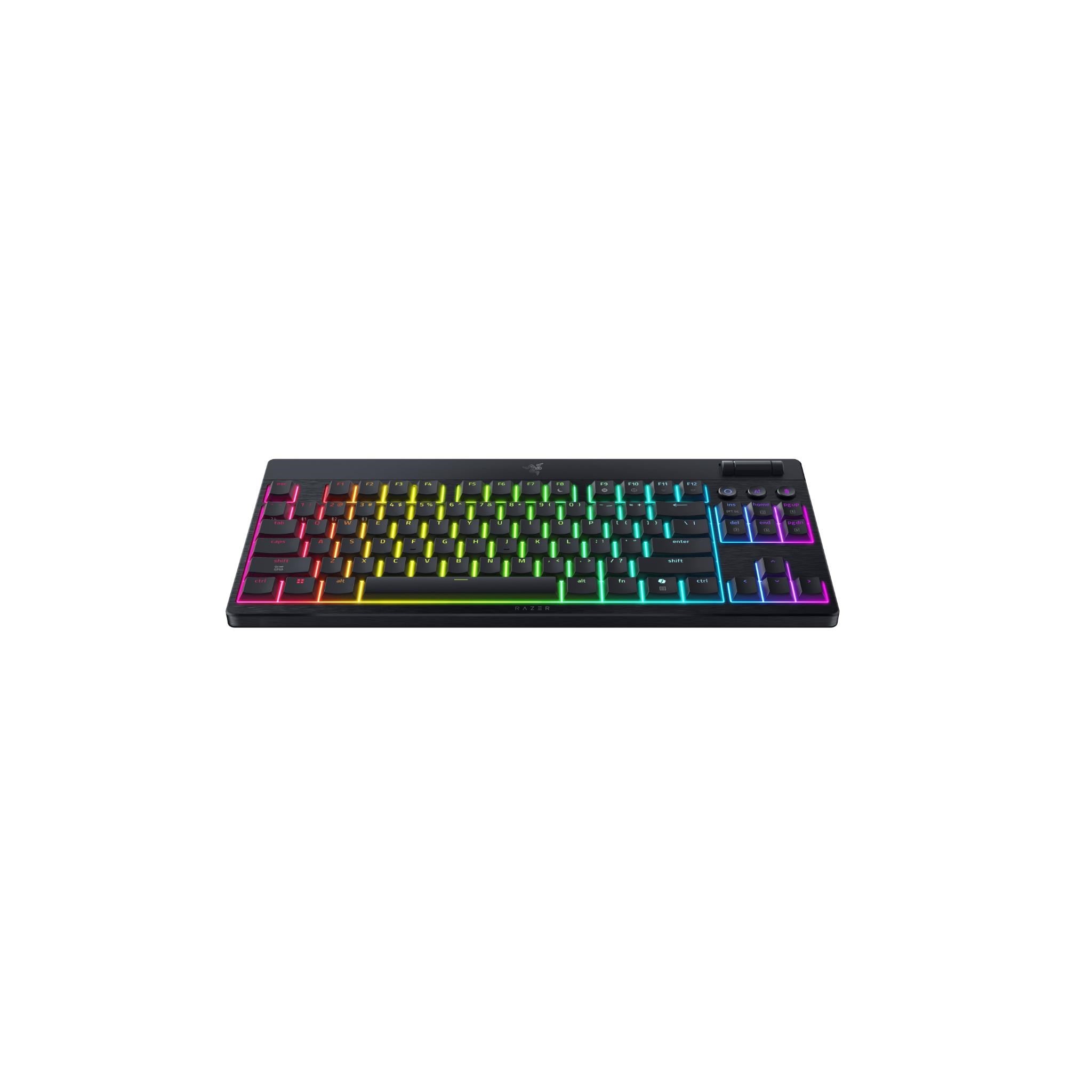 Razer BlackWidow V4 LP TKL HyperSpeed Wireless Low-profile Mechanical Gaming Keyboard Tenkeyless (Yellow Linear Switch)