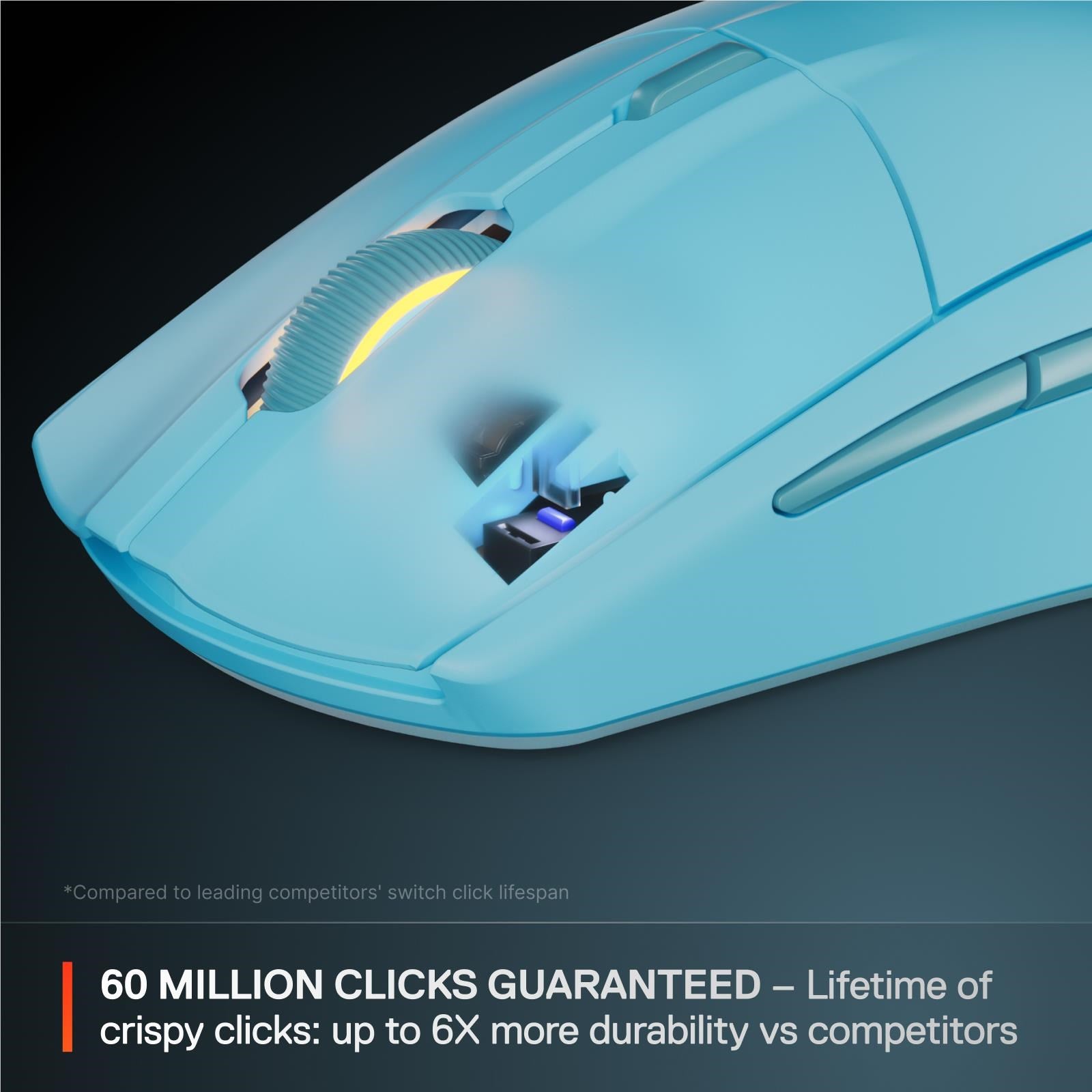 SteelSeries Rival 3 Wireless Gen 2 Gaming Mouse (Aqua)