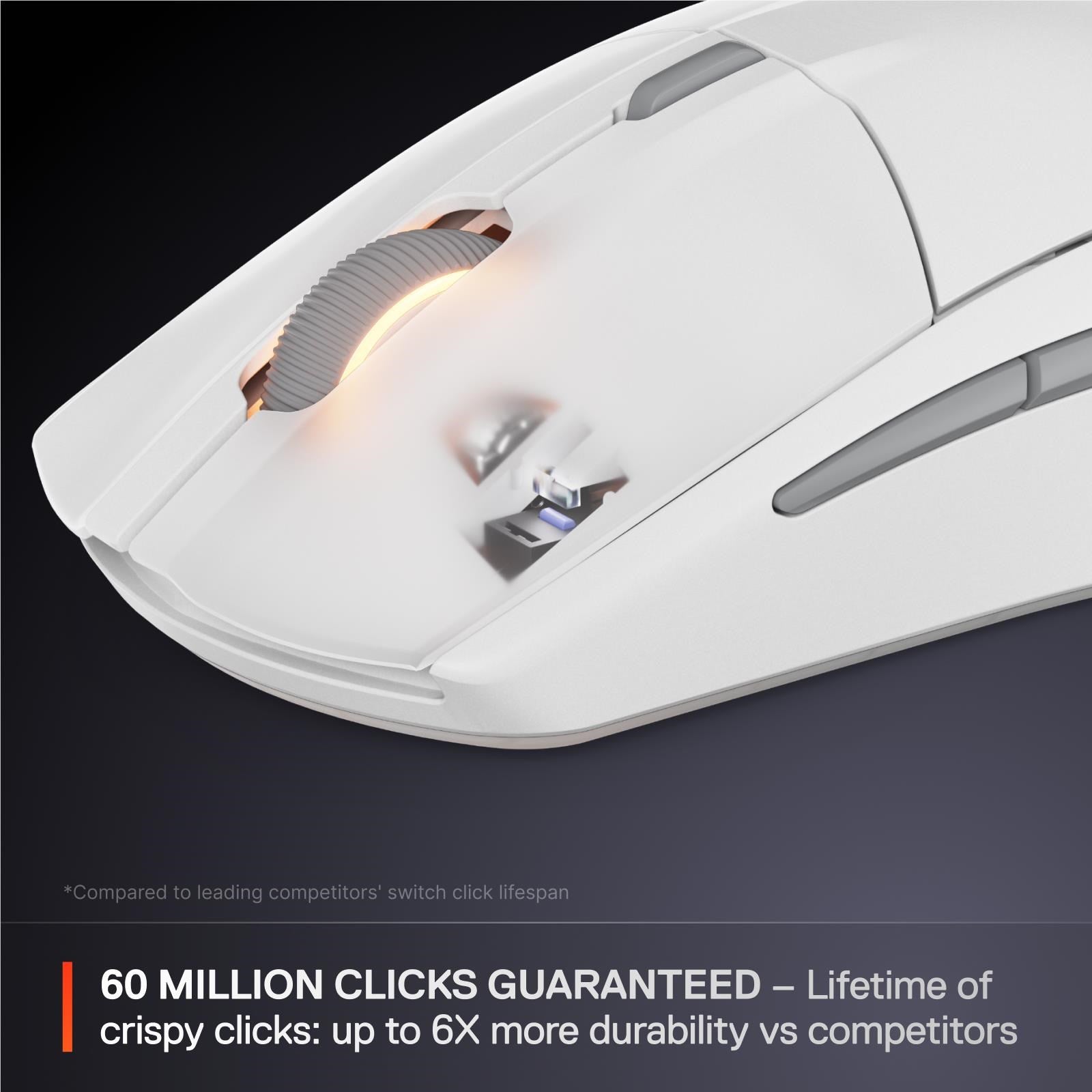 SteelSeries Rival 3 Wireless Gen 2 Gaming Mouse (White)