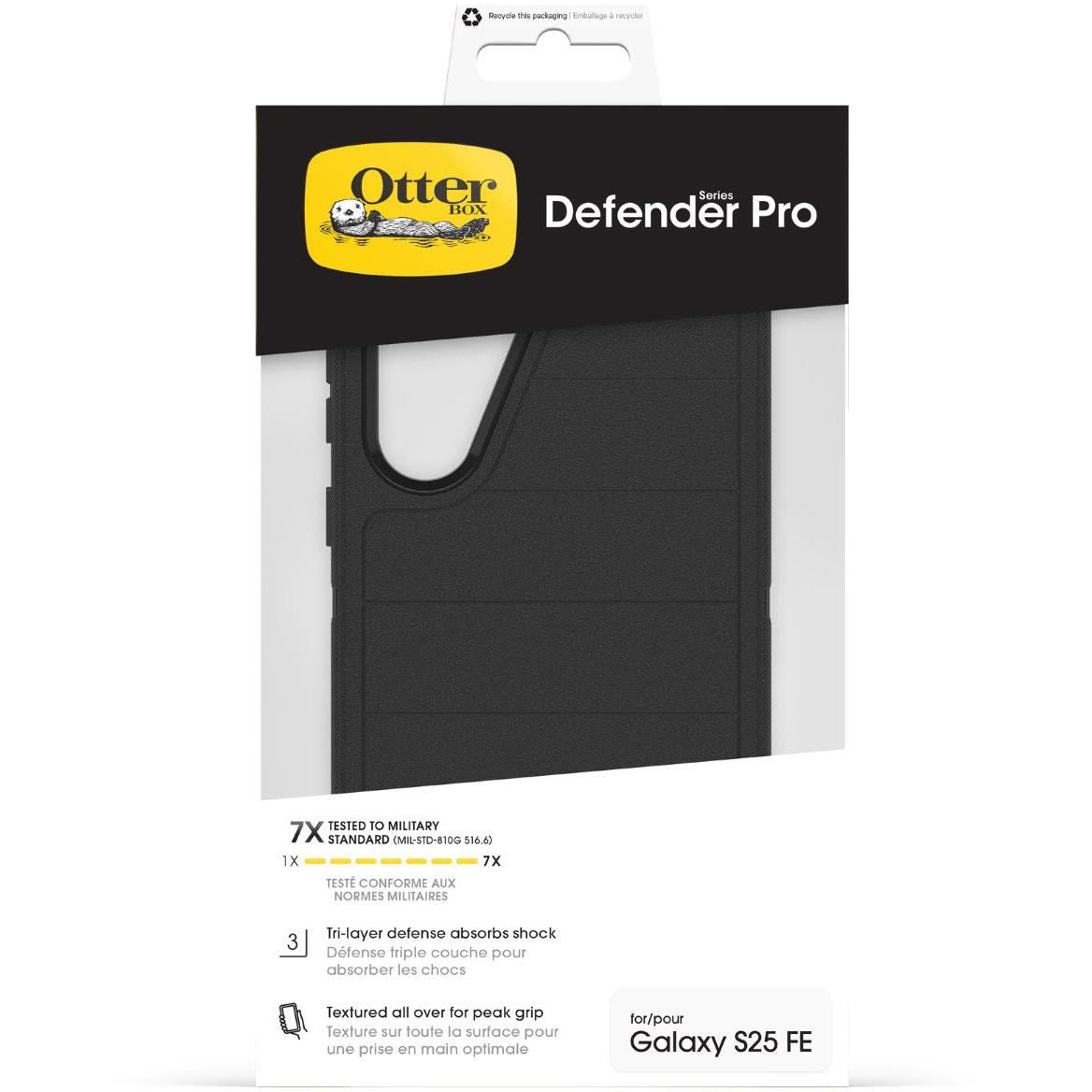 Otterbox Defender Pro Case for Galaxy S25 FE (Black)