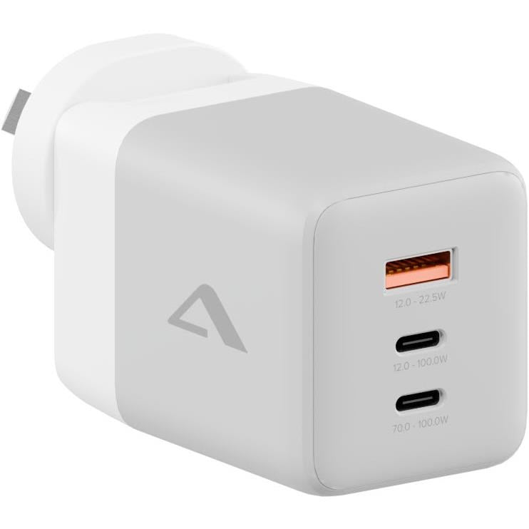 ALOGIC 3X100 Rapid Power 100W Multi Country Travel GaN Charger