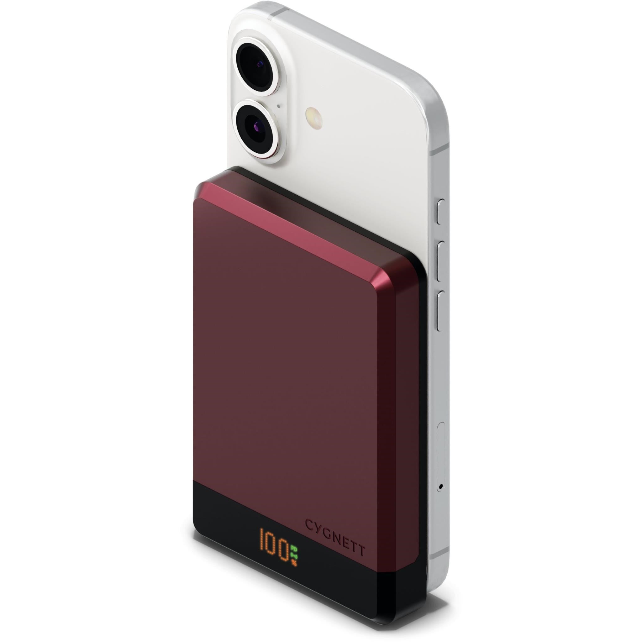 Cygnett 10k MagSlim Magnetic Power Bank (Cherry)