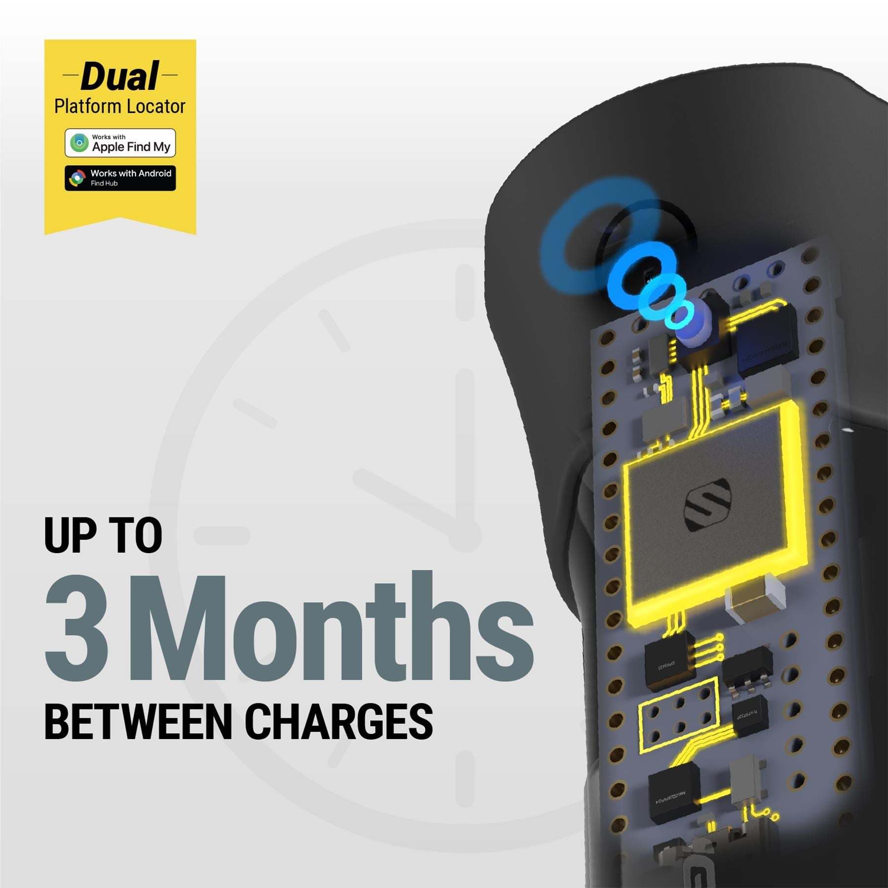 Scosche Fount It Dual Port 32W Car Charger with Find My Device