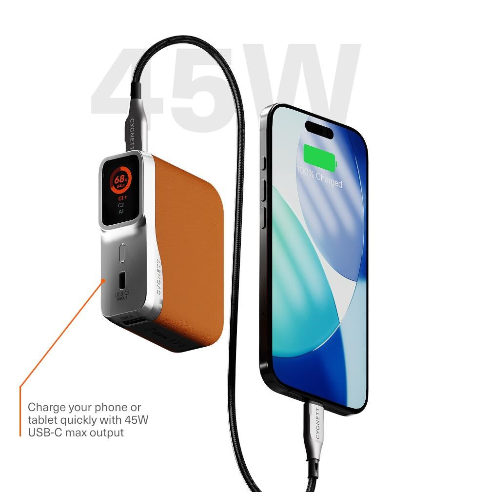 Cygnett Encore 10k Power Bank (Tan)