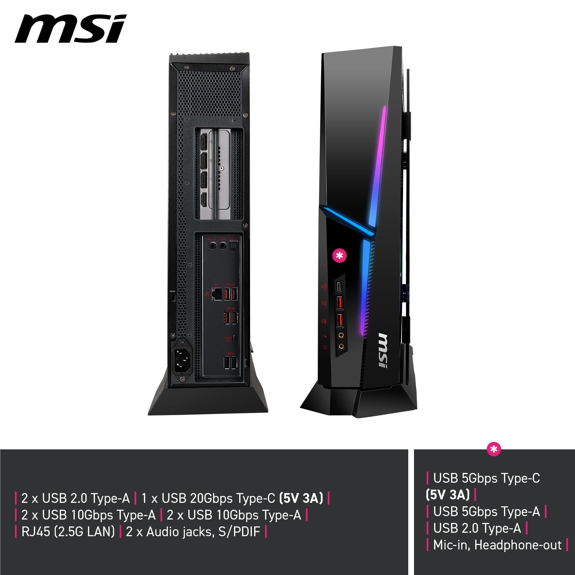 MSI MPG Trident AS AI 2NVP7-001AU Gaming Desktop (Intel Core Ultra 7-265)[GeForce RTX 5070]