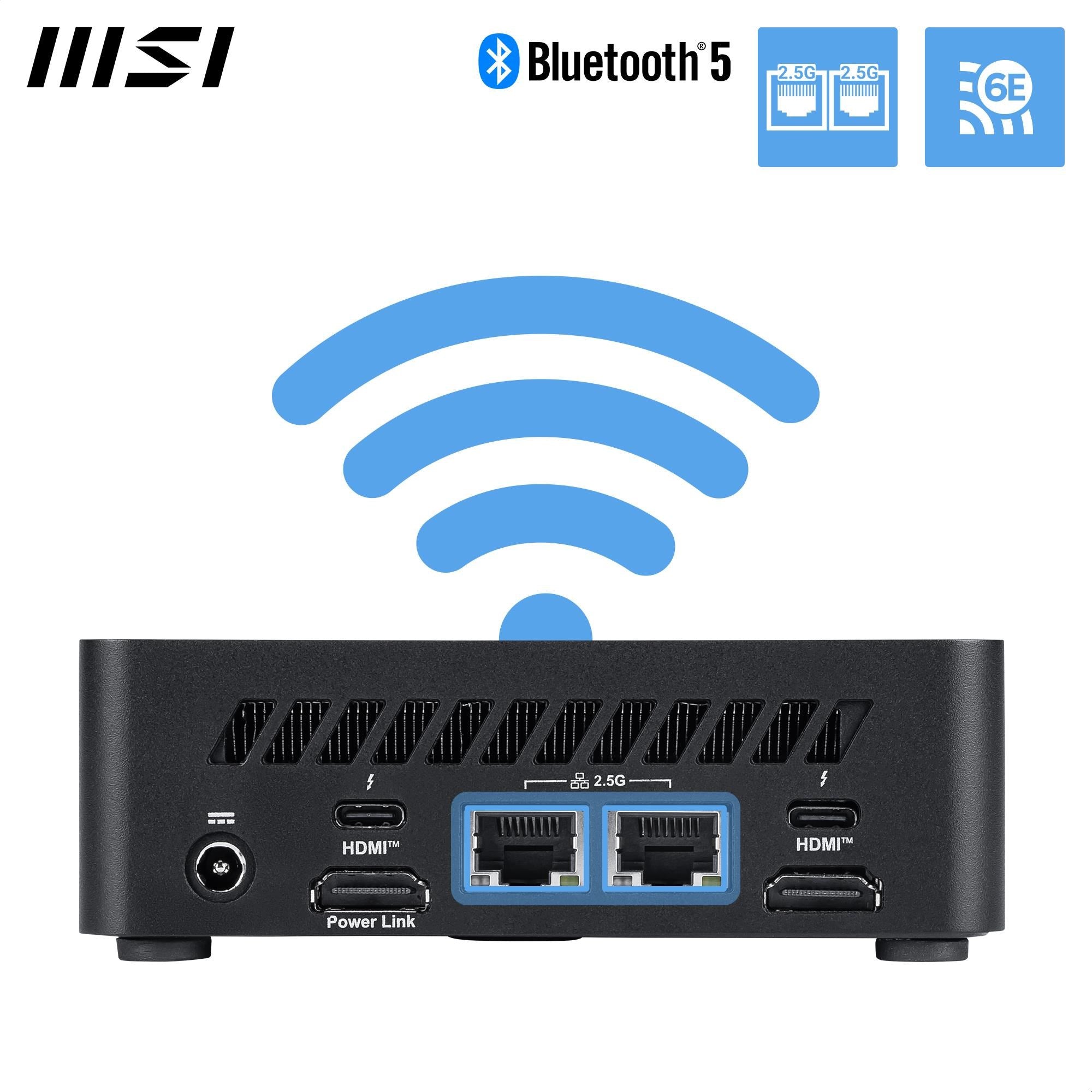 MSI Cubi NUC AI 1UMG-003AU Mini Desktop PC NUC (Intel Core Ultra 7)[1TB]
