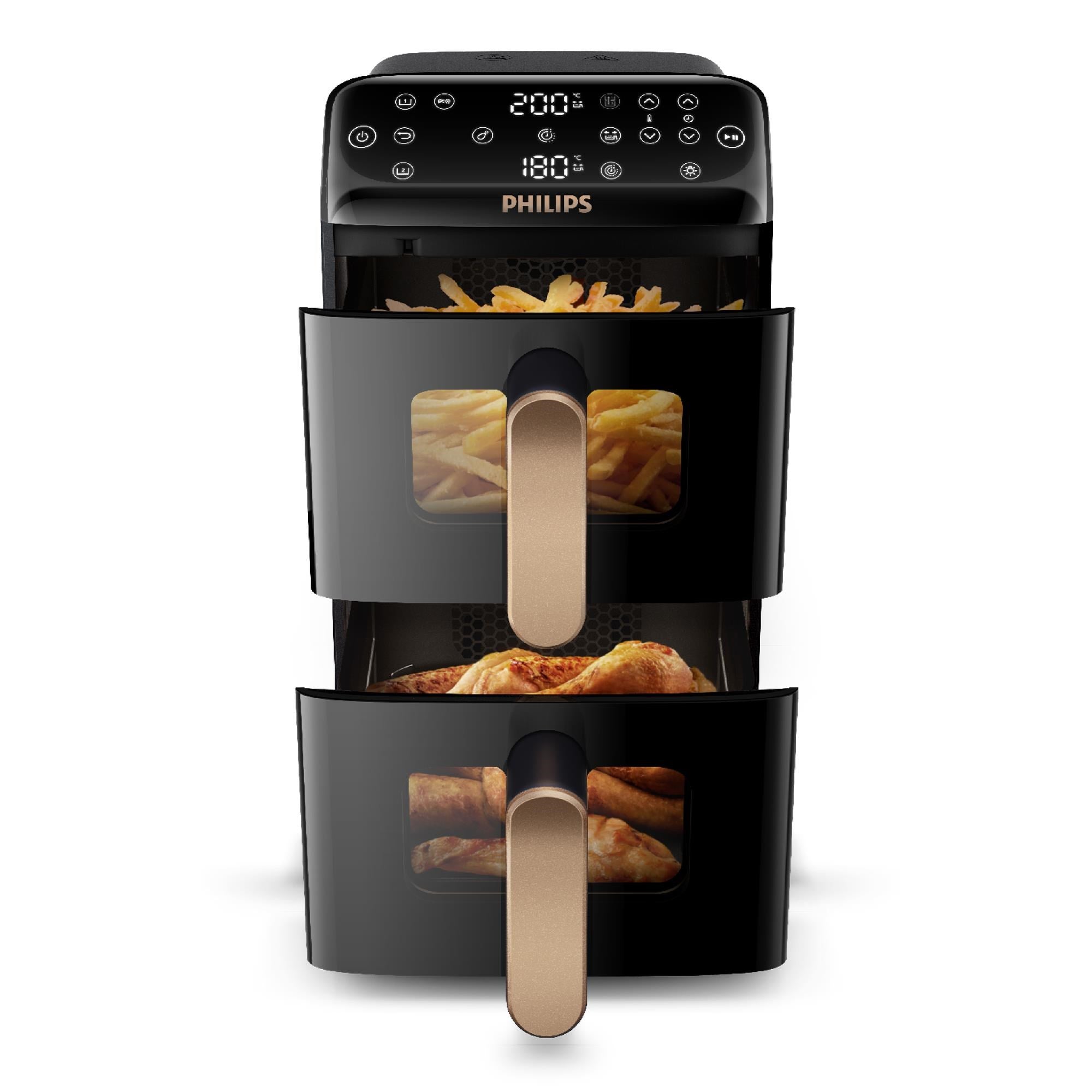 Philips Airfryer 4000 Series Stacked Dual Basket 10L Airfryer