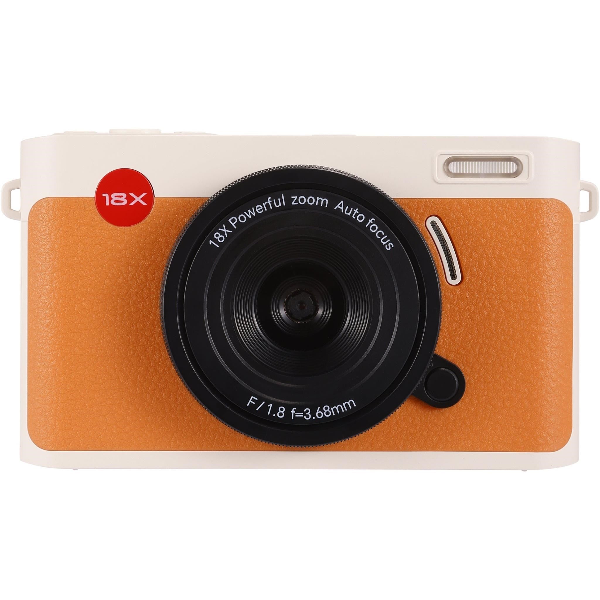 Vivitar Point and Shoot Dual Lens Digital Camera (Burnt Orange)