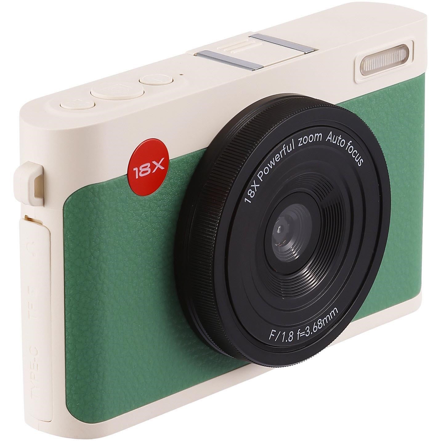 Vivitar Point and Shoot Dual Lens Digital Camera (Green)