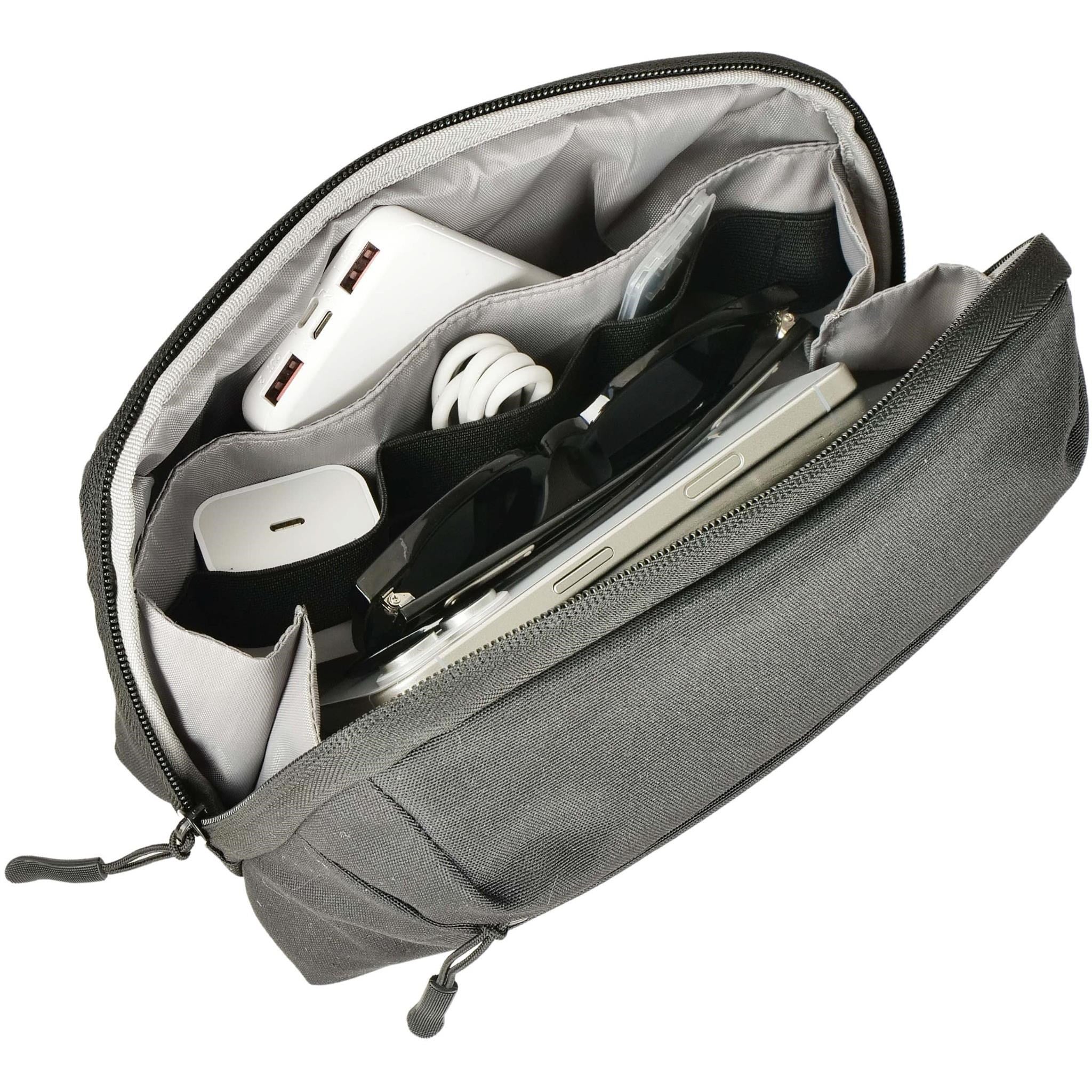 XCD Luxe Cable & Tech Pouch (Black)