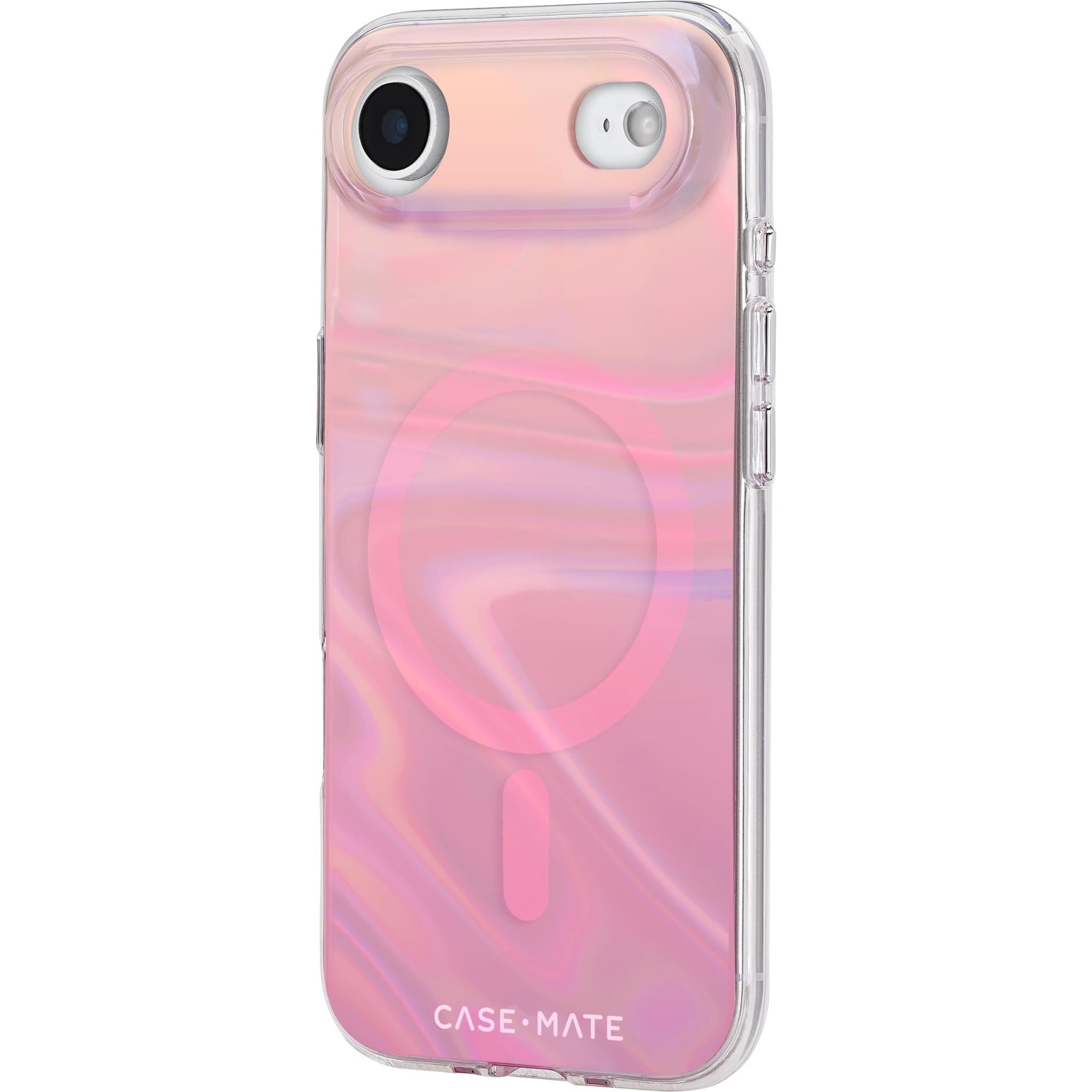 Case-Mate Peach Bubble MagSafe Case for iPhone Air (Iridescent)