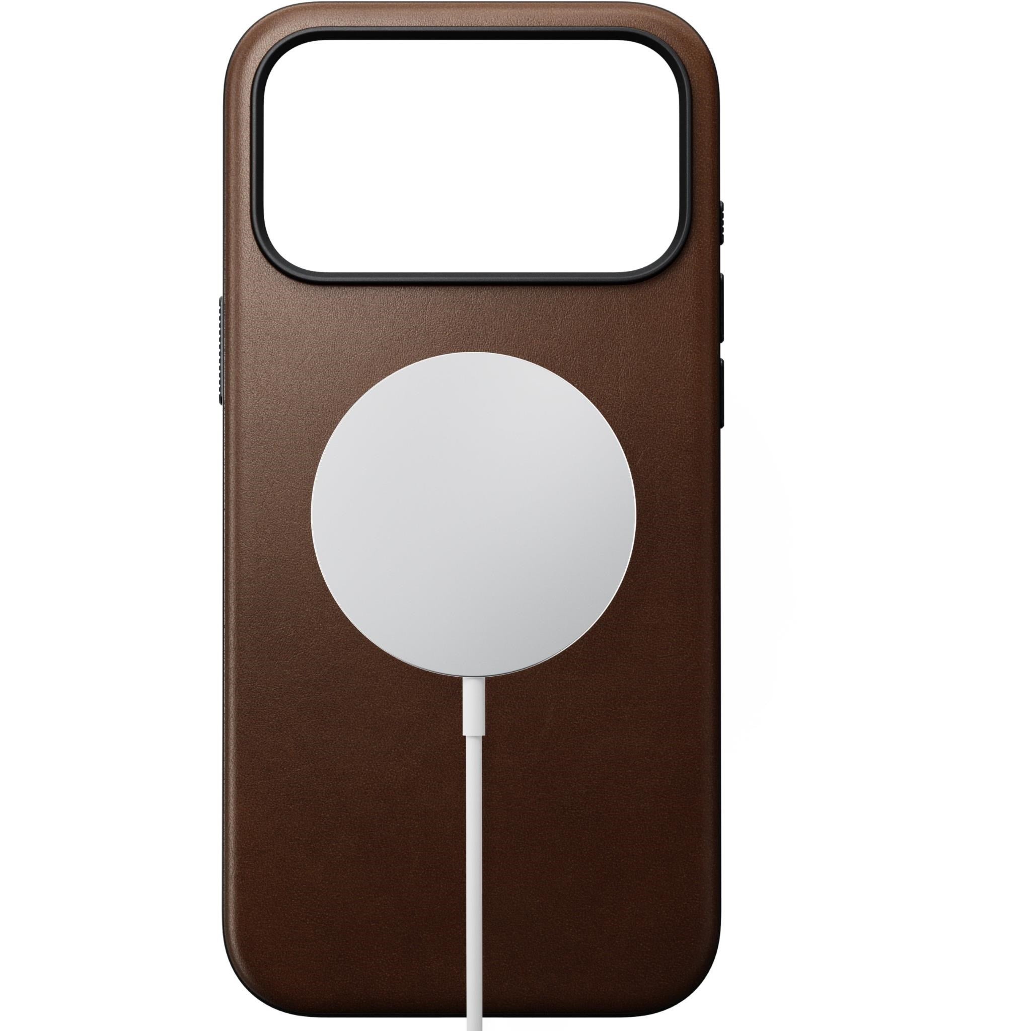 NOMAD Modern Ecco Leather Case for iPhone 17 Pro Max (Brown)