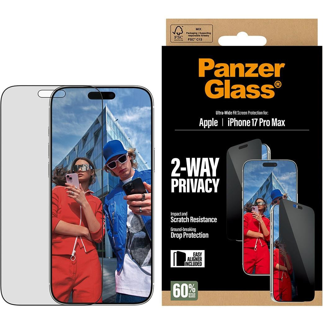 PanzerGlass UWF Privacy Screen Protector for iPhone 17 Pro Max