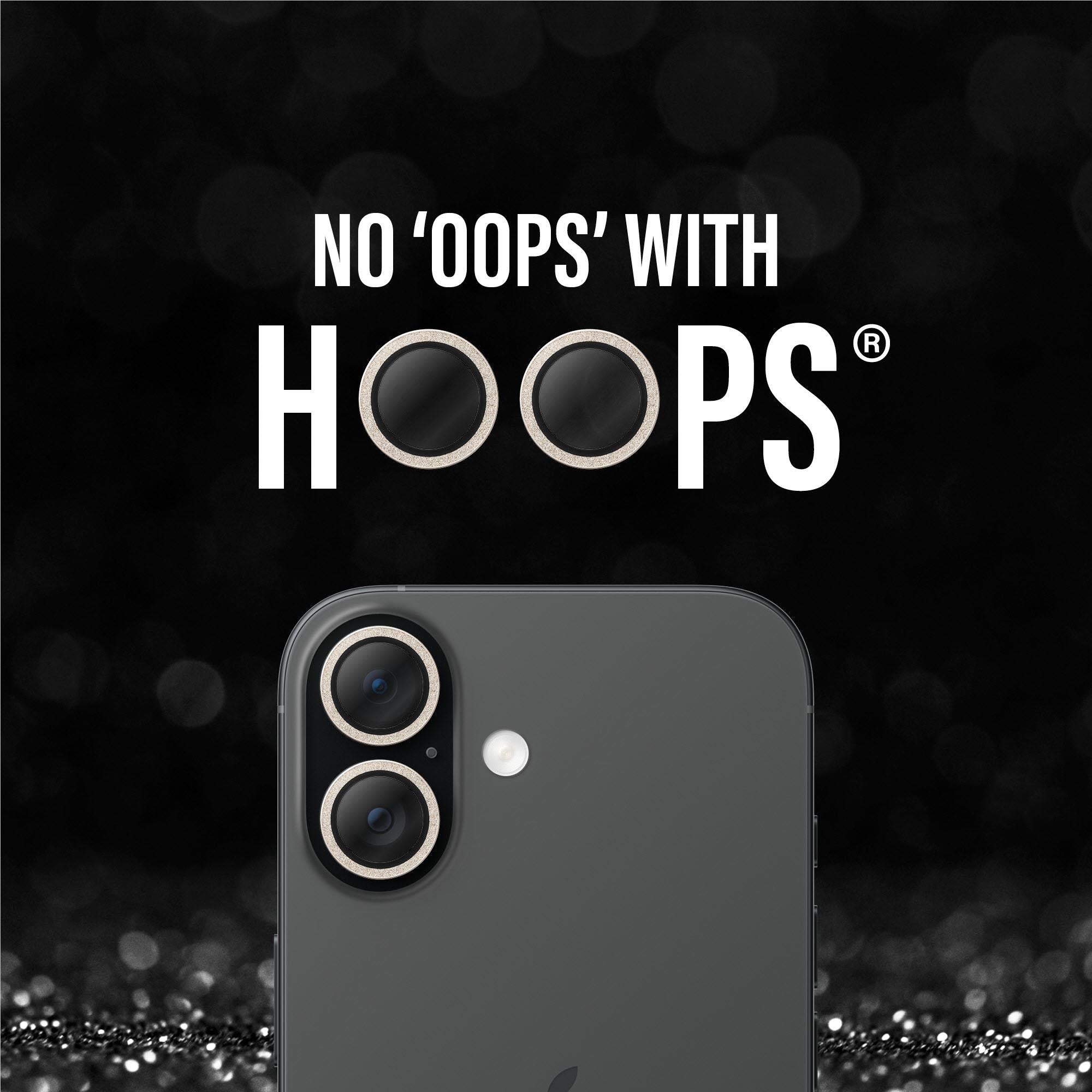 PanzerGlass Hoops Lens Protector for iPhone 17 (Glitter Gold)