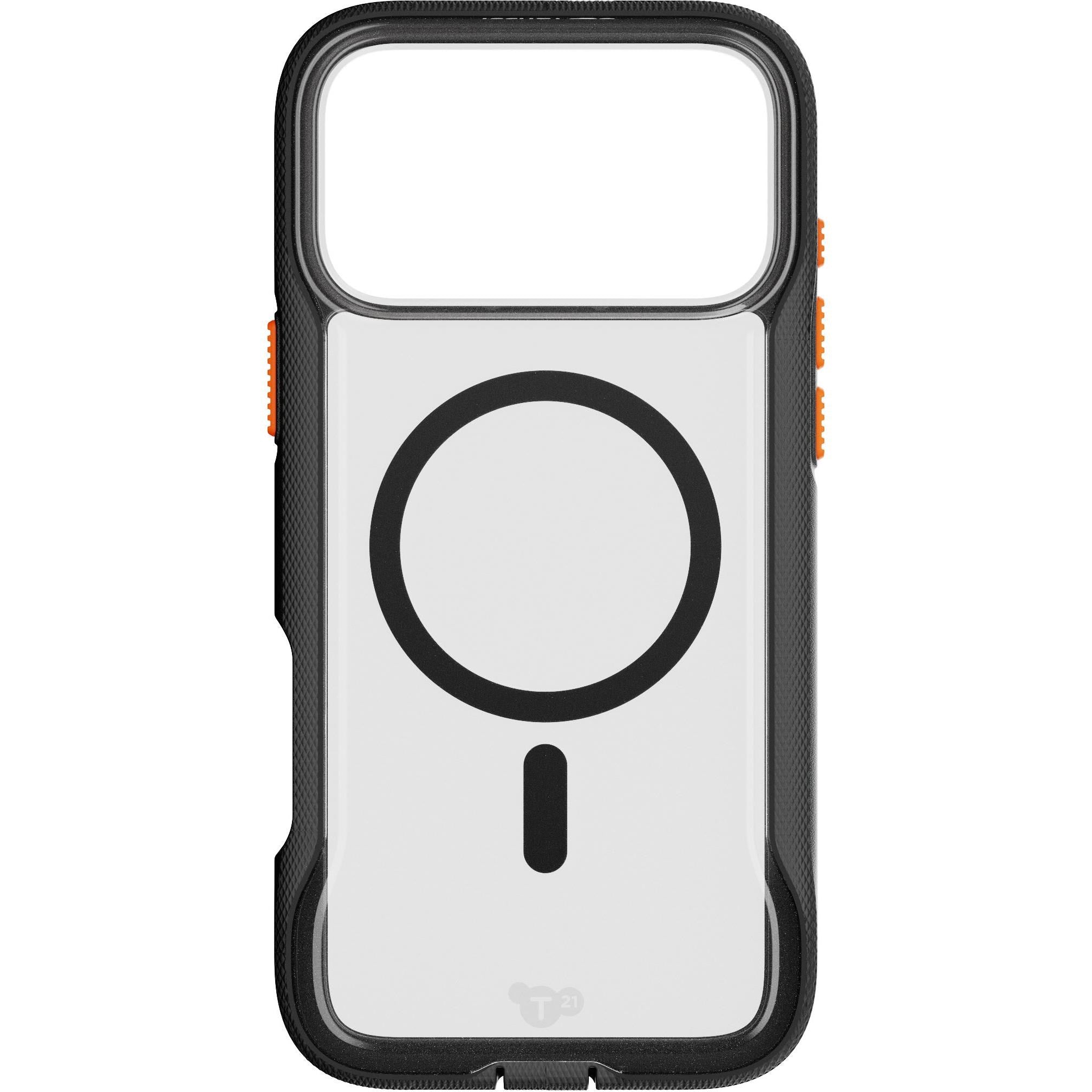 Tech21 EvoPro MagSafe Case for iPhone 17 Pro Max (Clear/Black)