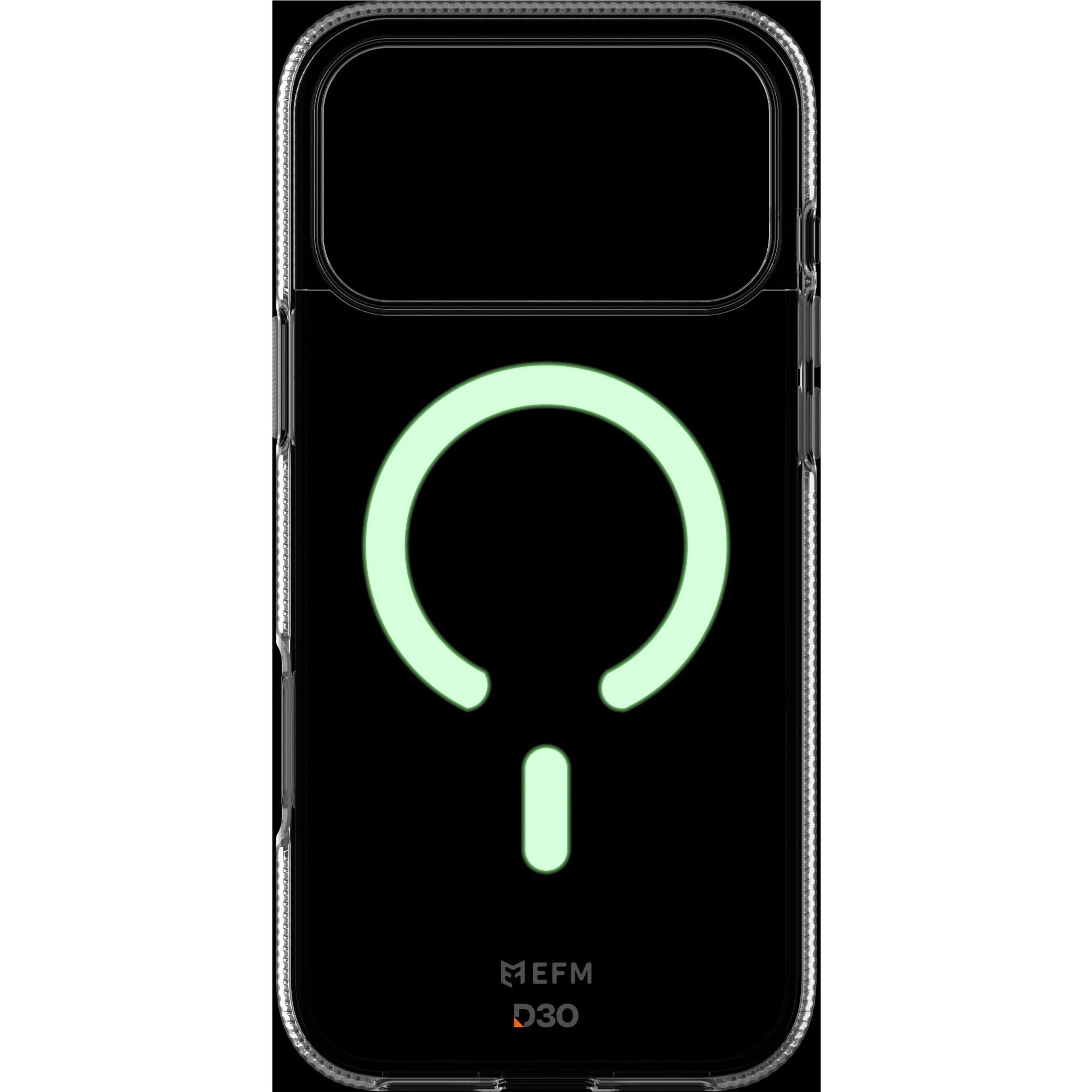 EFM Ibiza Glow Case with D3O Zero for iPhone 17 Pro Max (Clear)