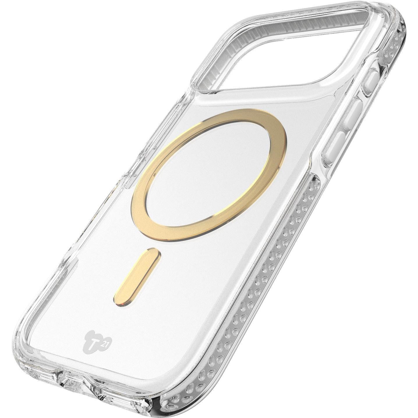Tech21 EvoCrystal MagSafe Case for iPhone 17 Pro (Metallic Gold)