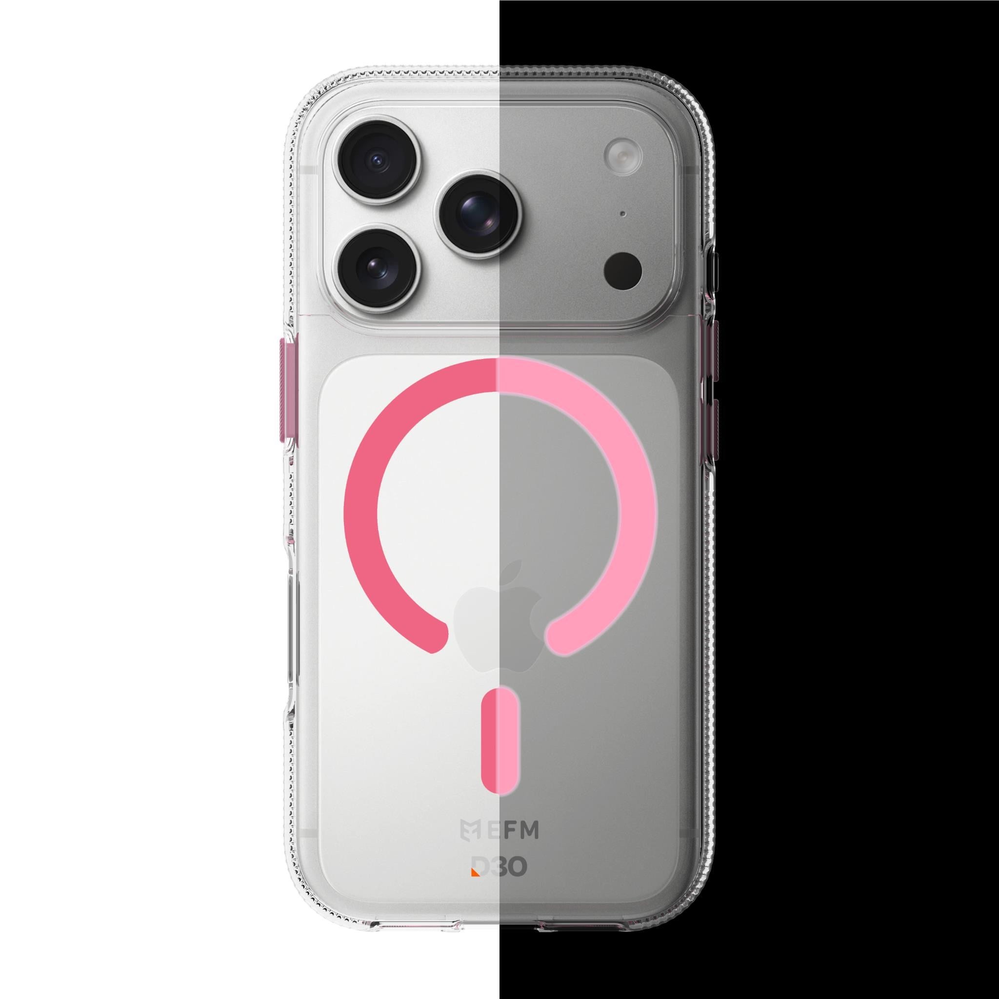 EFM Ibiza Glow Case with D3O Zero for iPhone 17 Pro Max (Pink)
