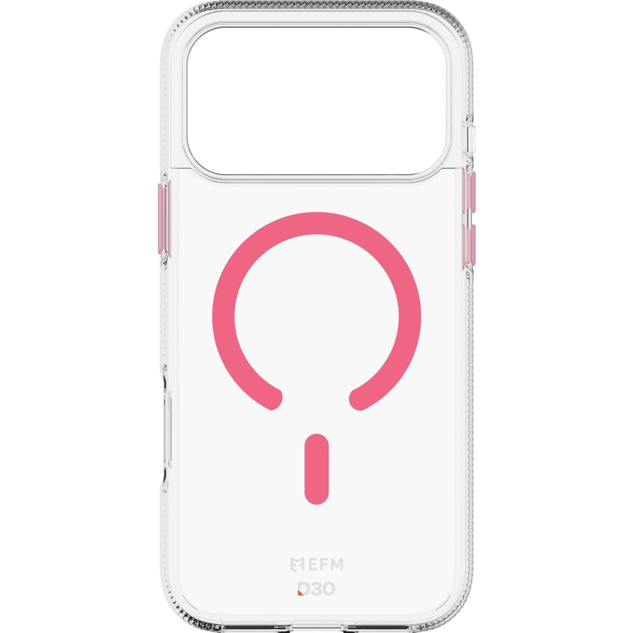 EFM Ibiza Glow Case with D3O Zero for iPhone 17 Pro Max (Pink)