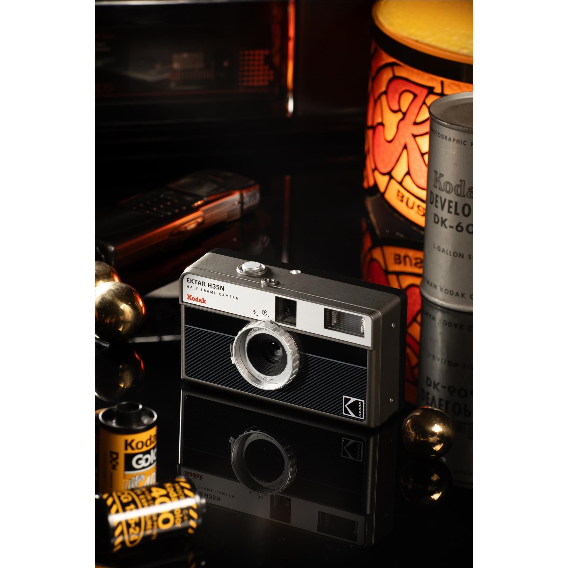 Kodak EKTAR H35N Half Frame 35mm Camera (Black)