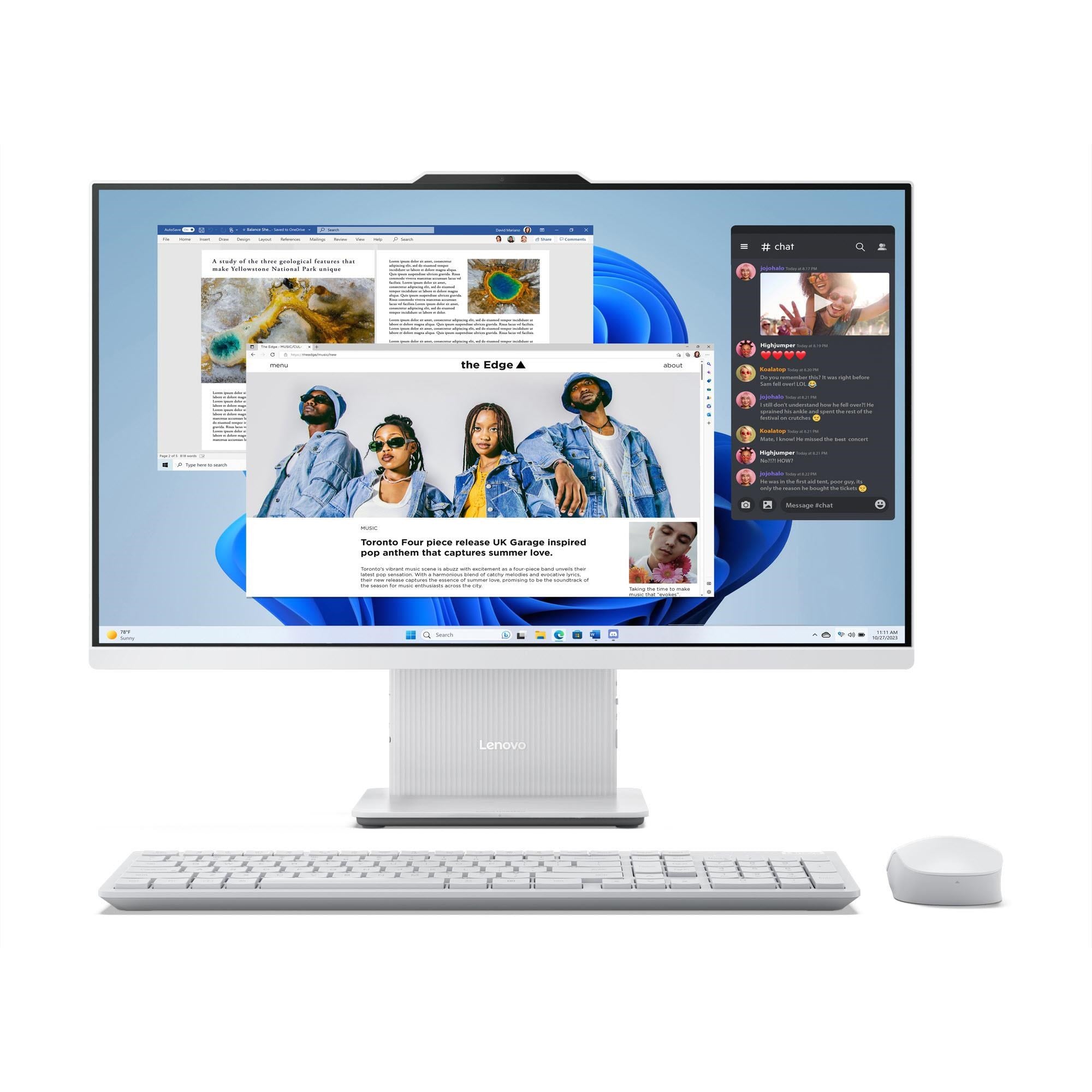 Lenovo IdeaCentre AIO 27' QHD All-in-One PC (Intel Core 9)[1TB]
