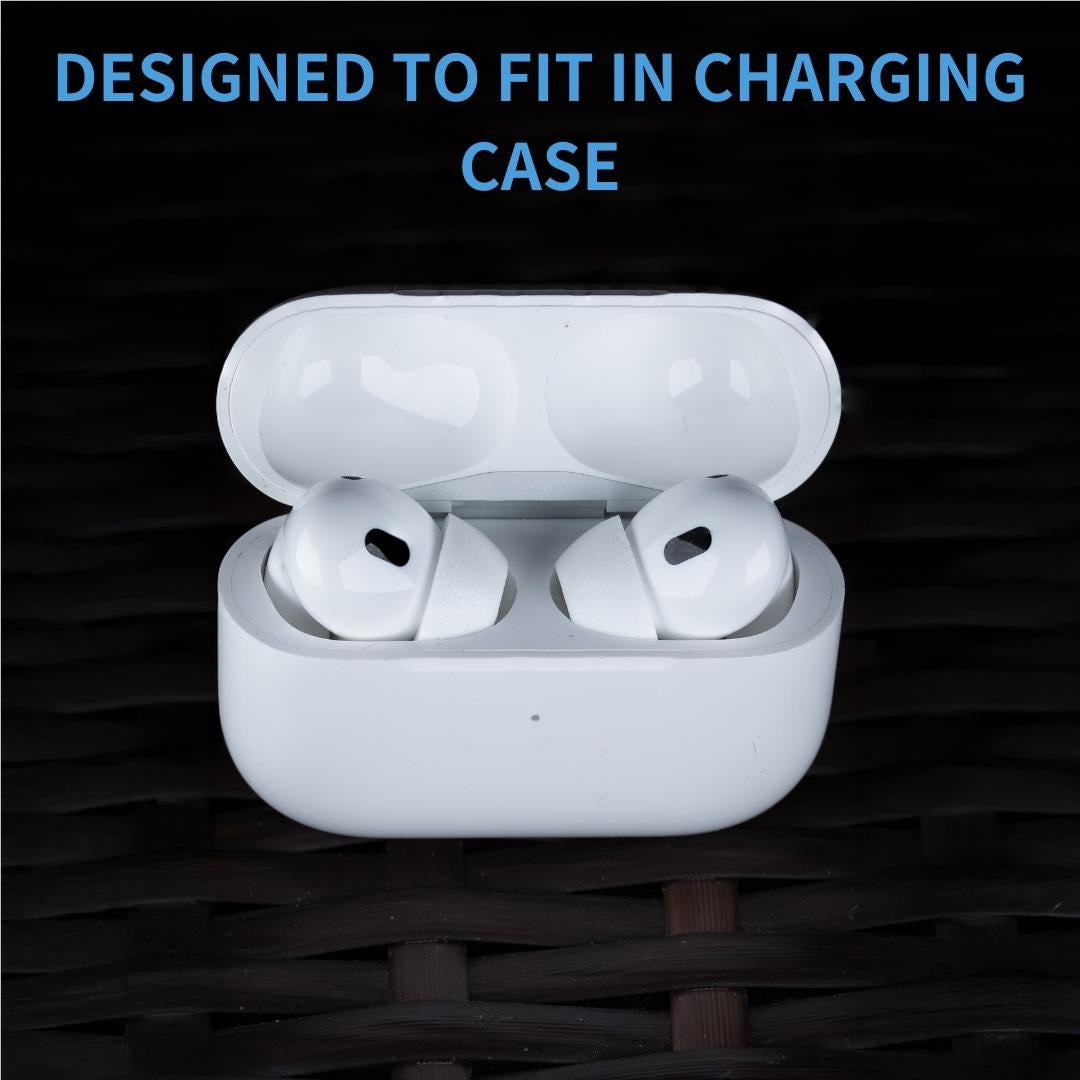 Comply TRUEGXP MAX Ear Tips for Apple AirPods Pro 1/2 (White) [Medium - 3 Pairs]