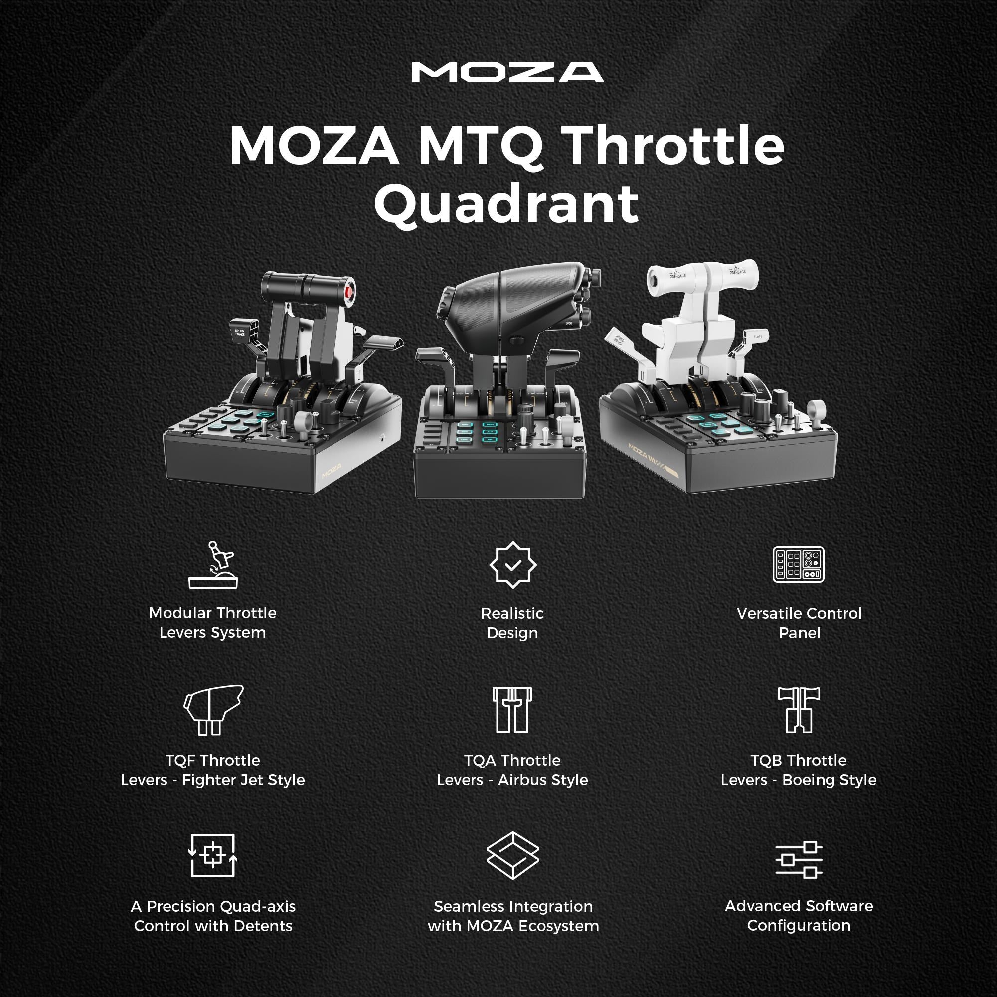 MOZA MTQ Throttle Quadrant