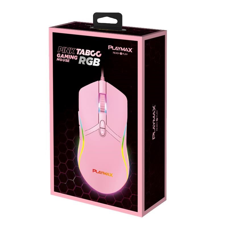 Playmax Pink Taboo RGB Mouse