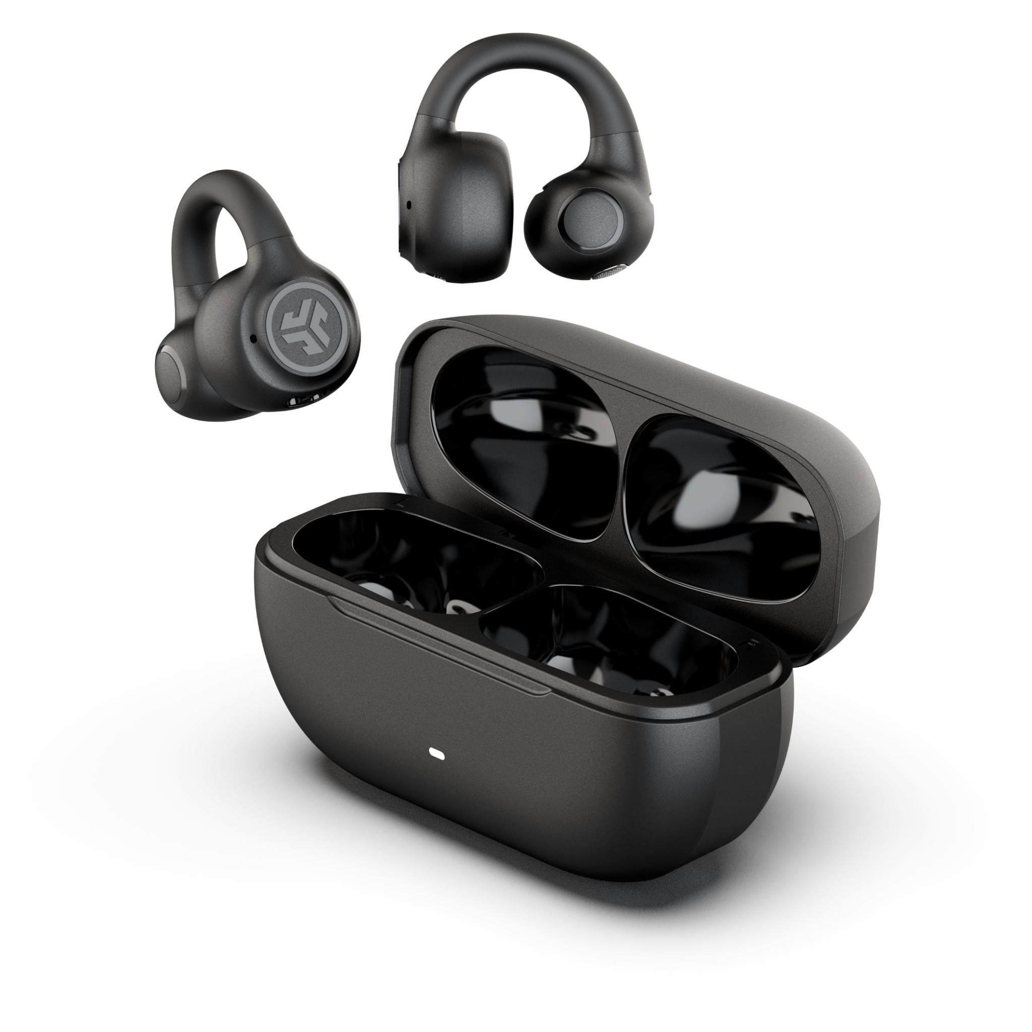 JLab Flex Open Wireless Earbuds (Black)