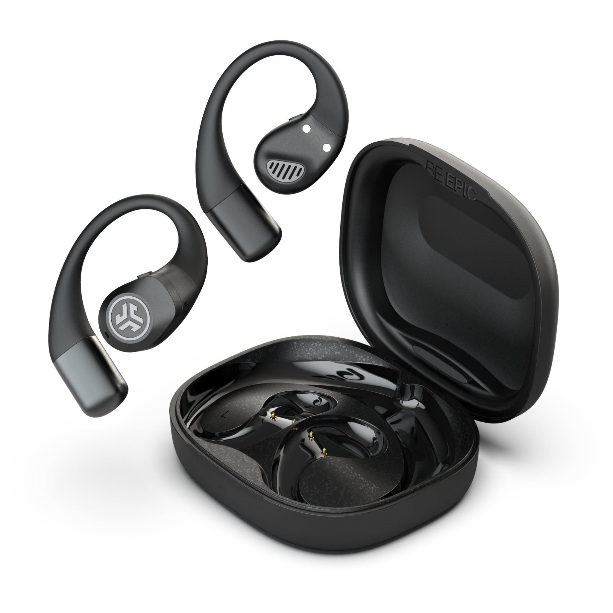 JLab Epic Open Sport True Wireless Earbuds (Black)
