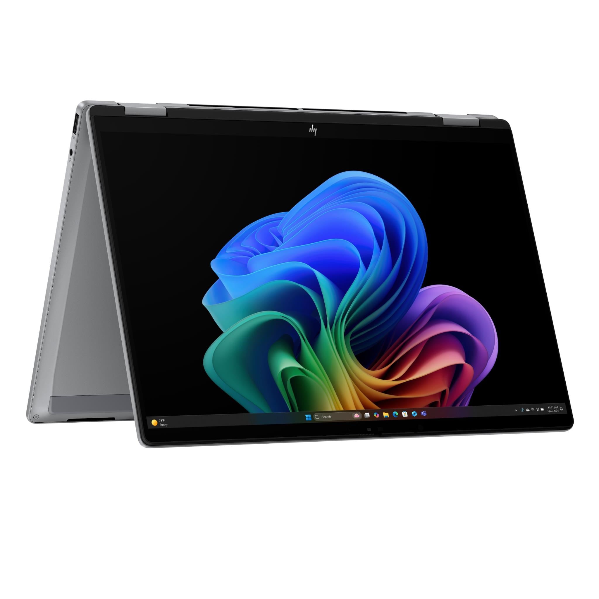 HP OmniBook X Flip 14' WUXGA 2-in-1 AI OLED Copilot+ AI PC Laptop (Intel Core Ultra 7-258V)[512GB/Silver]