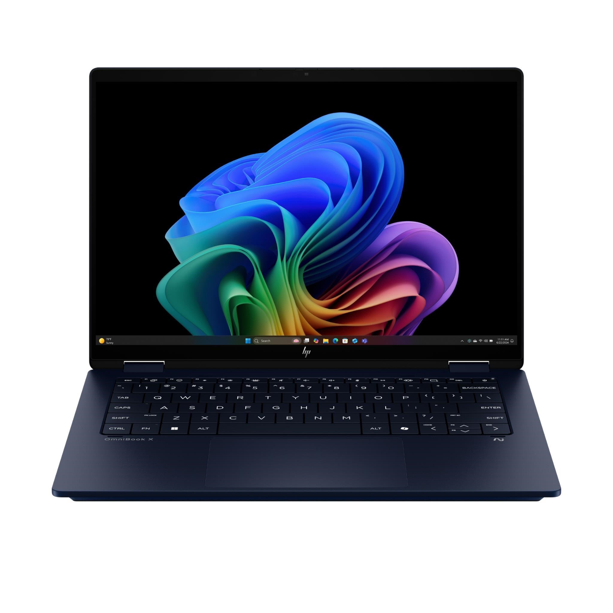HP OmniBook X Flip 14' WUXGA 2-in-1 OLED AI PC Laptop (Intel Core Ultra 7-258V)[512GB/Blue]