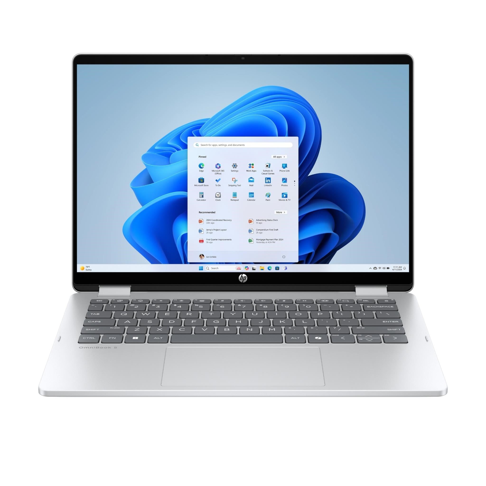 HP OmniBook 5 Flip 14' WUXGA 2-in-1 Laptop (Intel Core 5)[256GB]